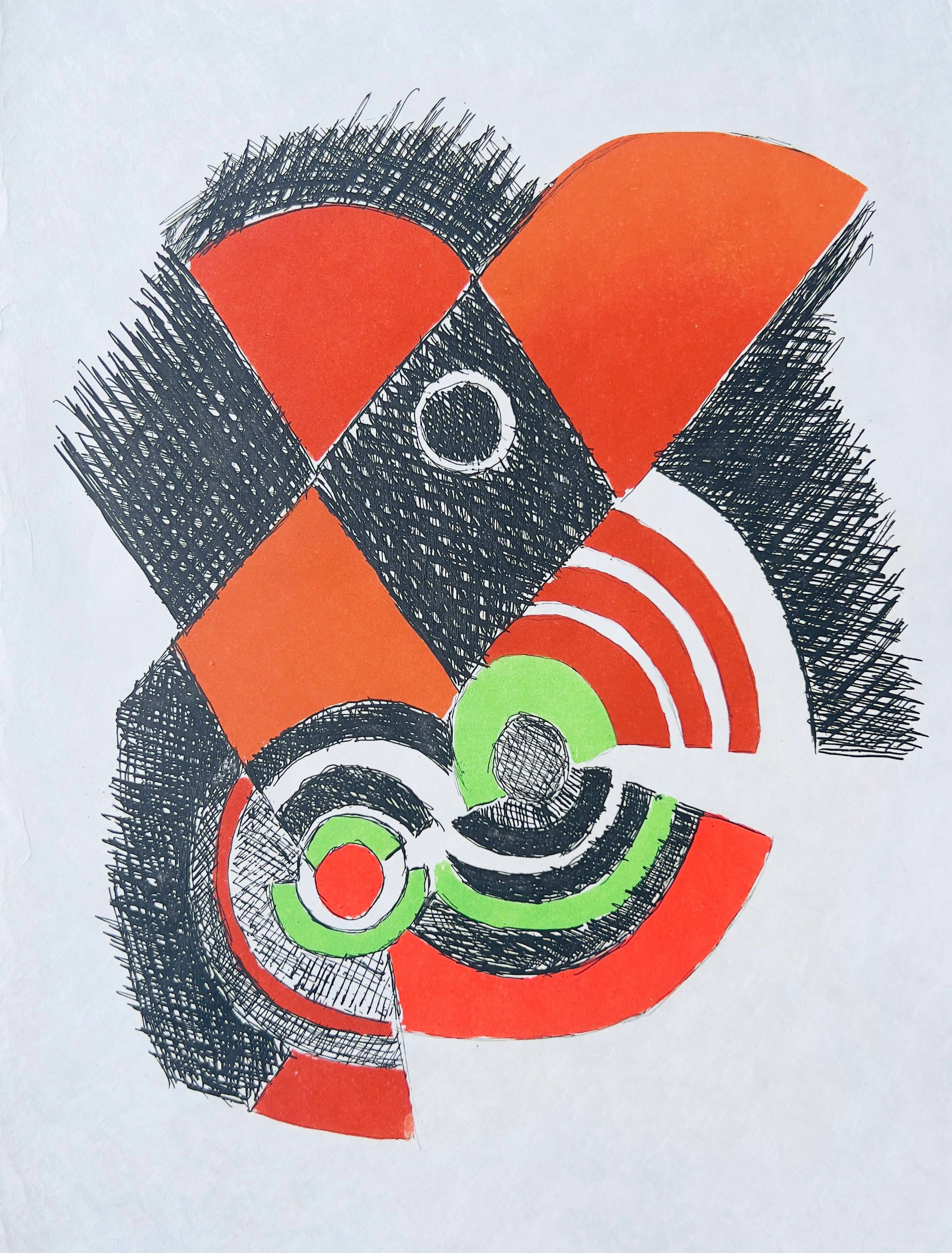 Sonia Delaunay - Juste Présent, 1961 1 Sonia Delaunay - Juste Présent, 1961