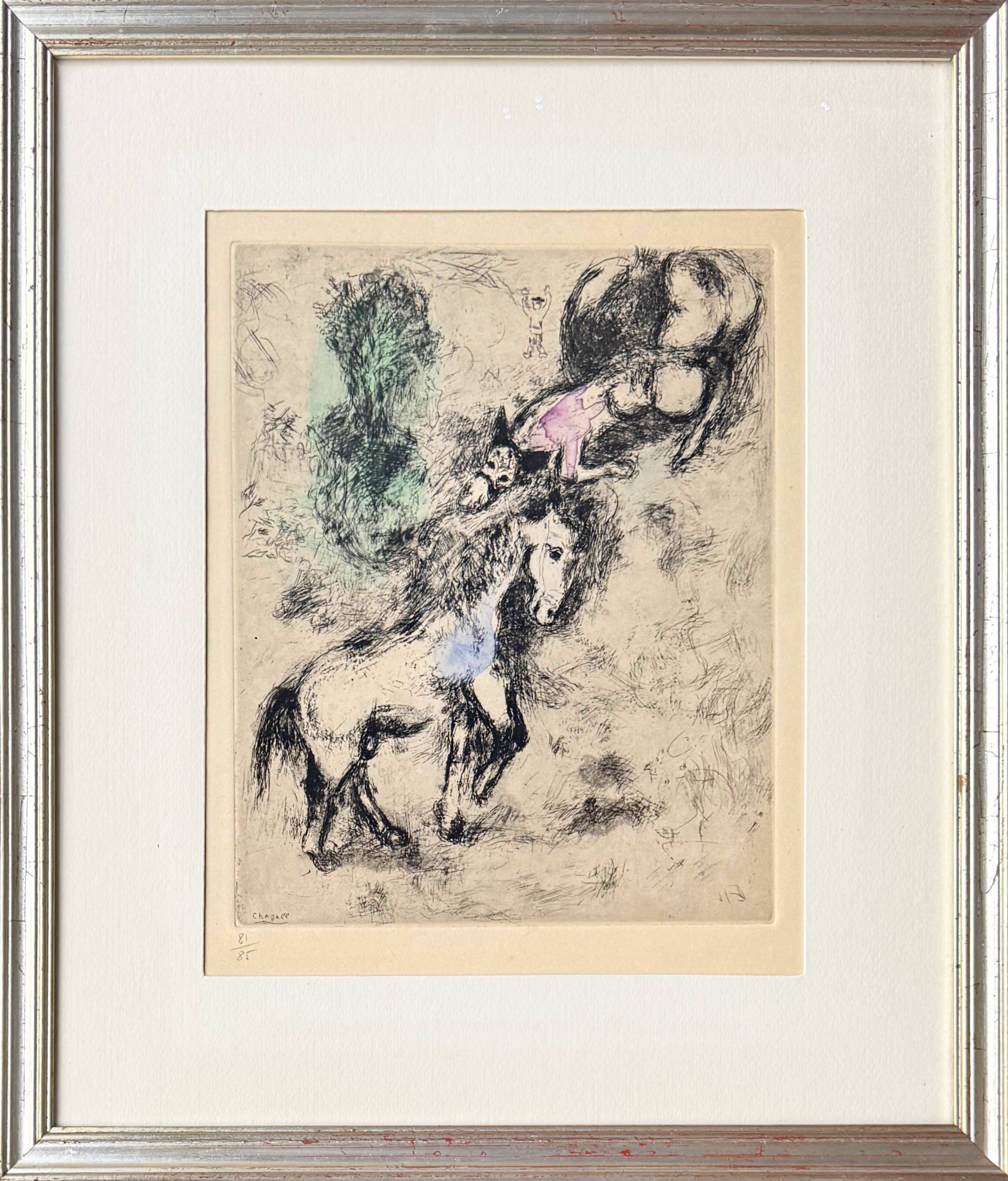 Marc Chagall - The Horse and the Donkey, 1952 1 Marc Chagall - The Horse and the Donkey, 1952