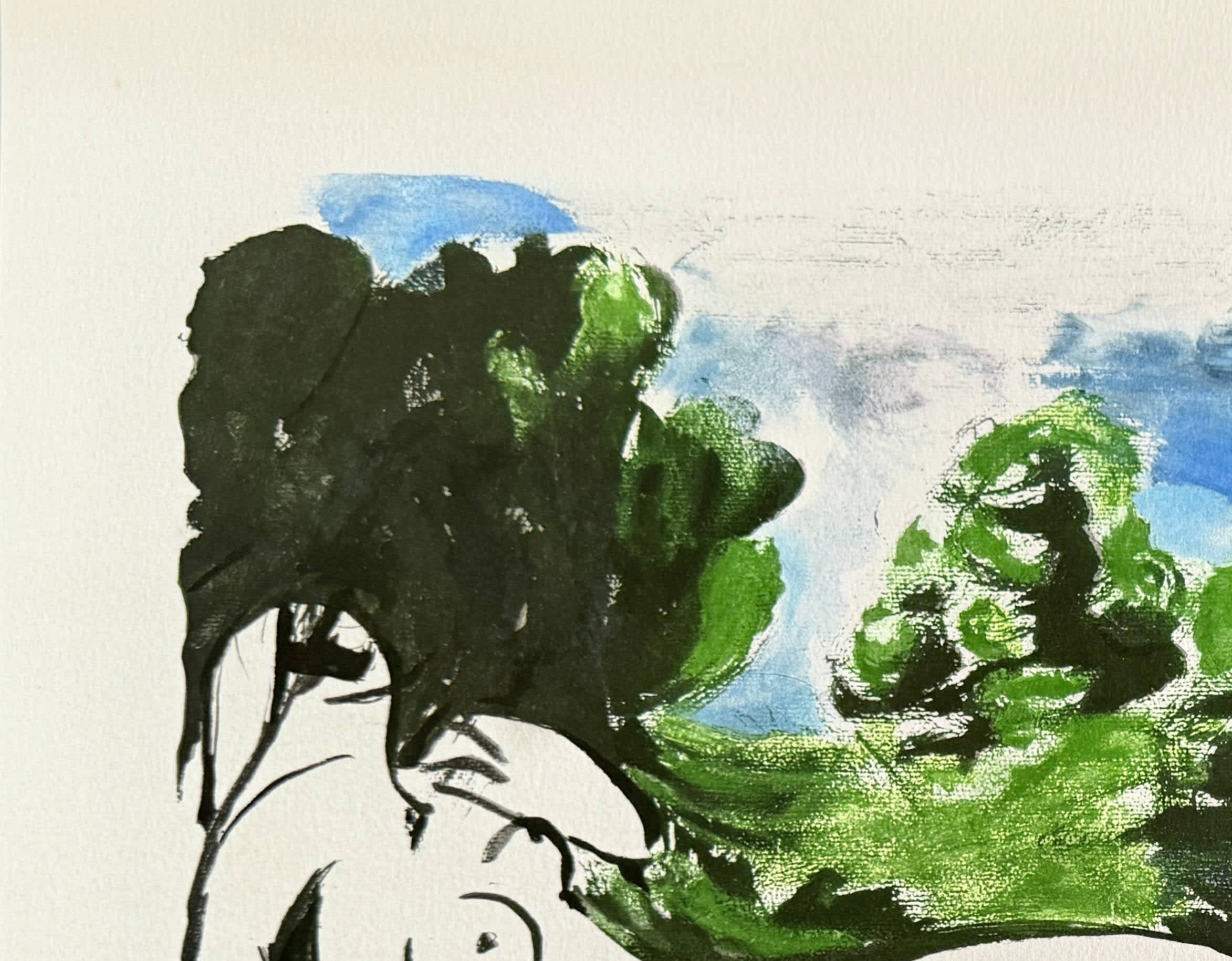 Pablo Picasso - Femme nue couchée et joueur de flûte, 1967 2 Pablo Picasso - Femme nue couchée et joueur de flûte, 1967 - Image 2