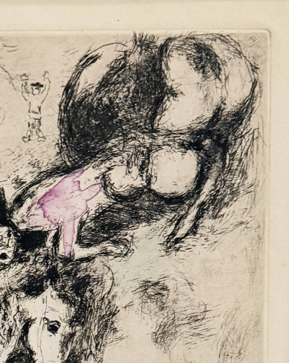 Marc Chagall - The Horse and the Donkey, 1952 4 Marc Chagall - The Horse and the Donkey, 1952 - Image 4