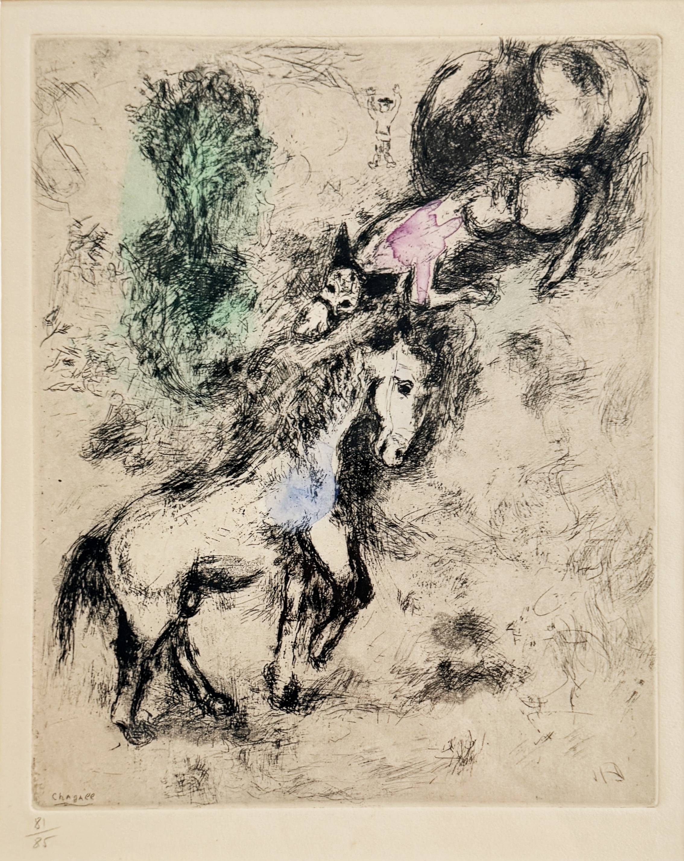 Marc Chagall - The Horse and the Donkey, 1952 2 Marc Chagall - The Horse and the Donkey, 1952 - Image 2