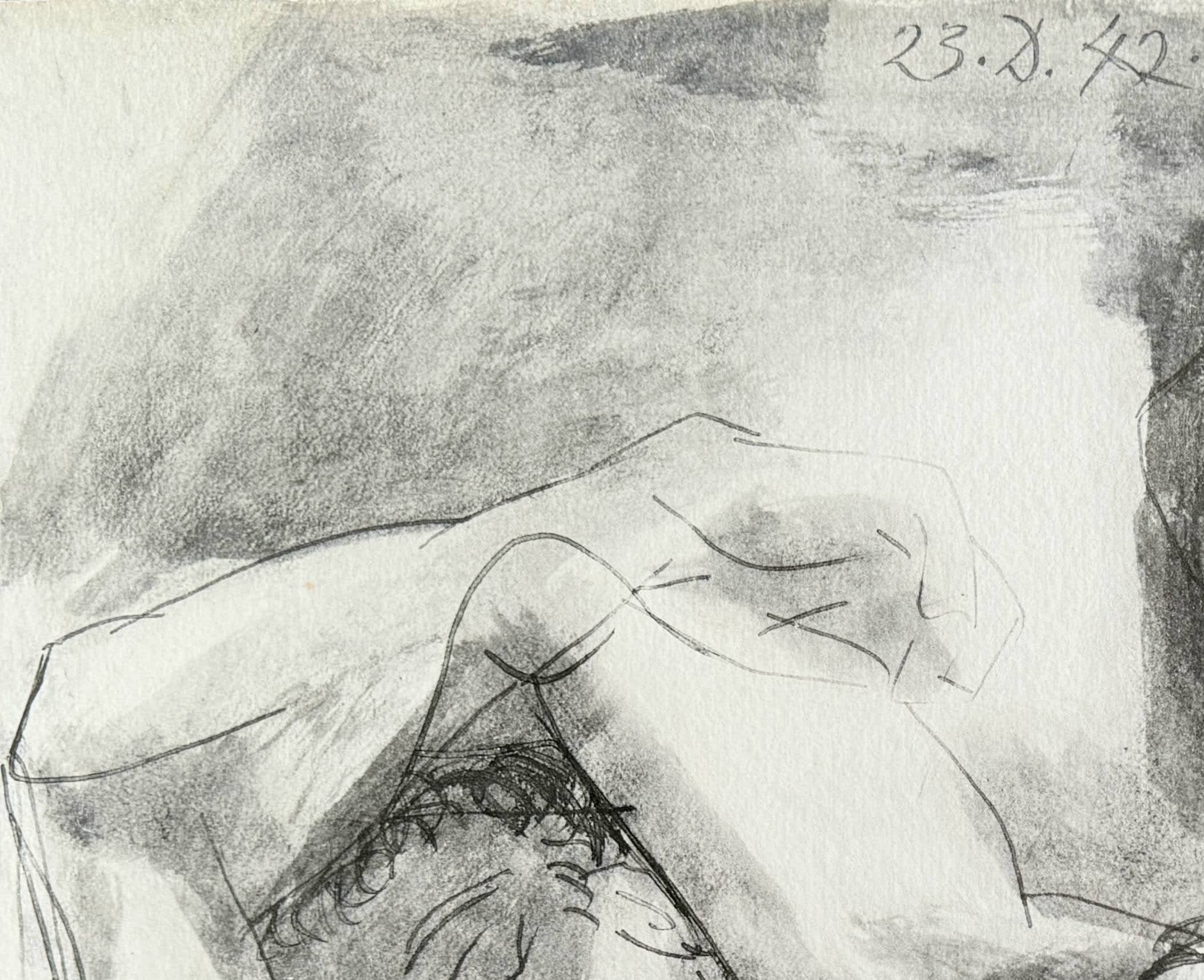 Pablo Picasso - Homme couché et femme assise, 1967 6 Pablo Picasso - Homme couché et femme assise, 1967 - Image 6