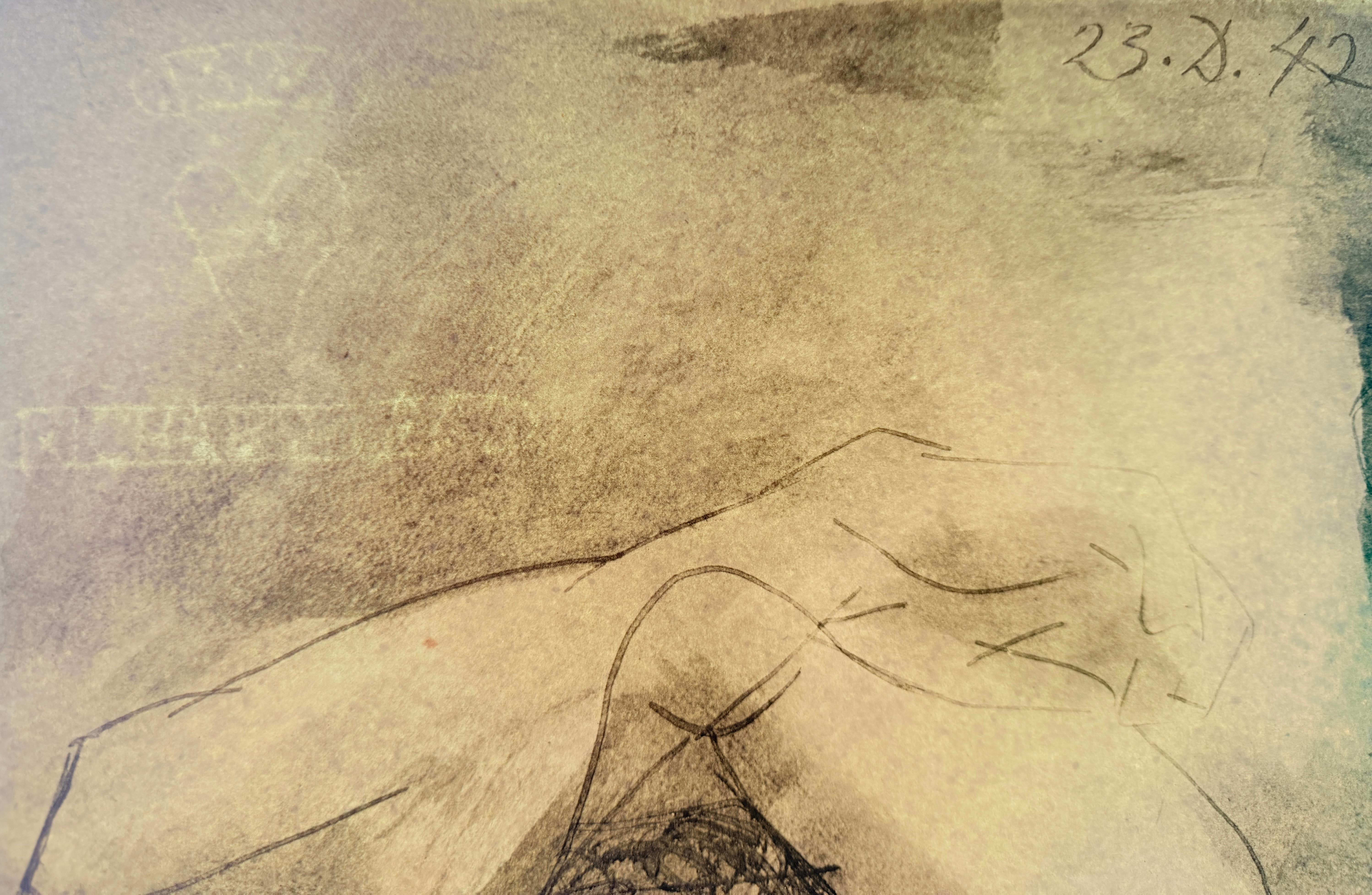 Pablo Picasso - Homme couché et femme assise, 1967 4 Pablo Picasso - Homme couché et femme assise, 1967 - Image 4