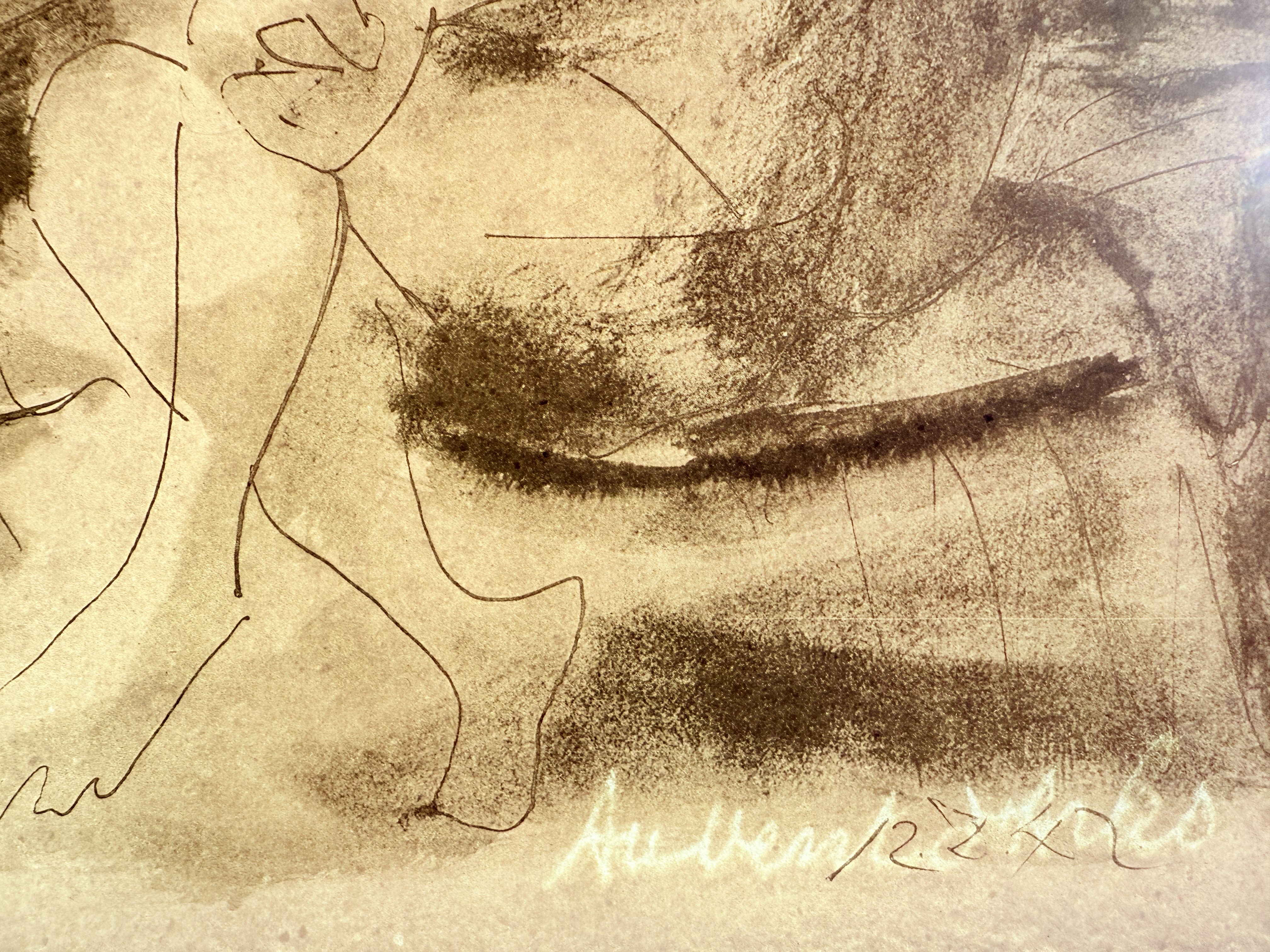 Pablo Picasso - Homme couché et femme assise, 1967 8 Pablo Picasso - Homme couché et femme assise, 1967 - Image 8