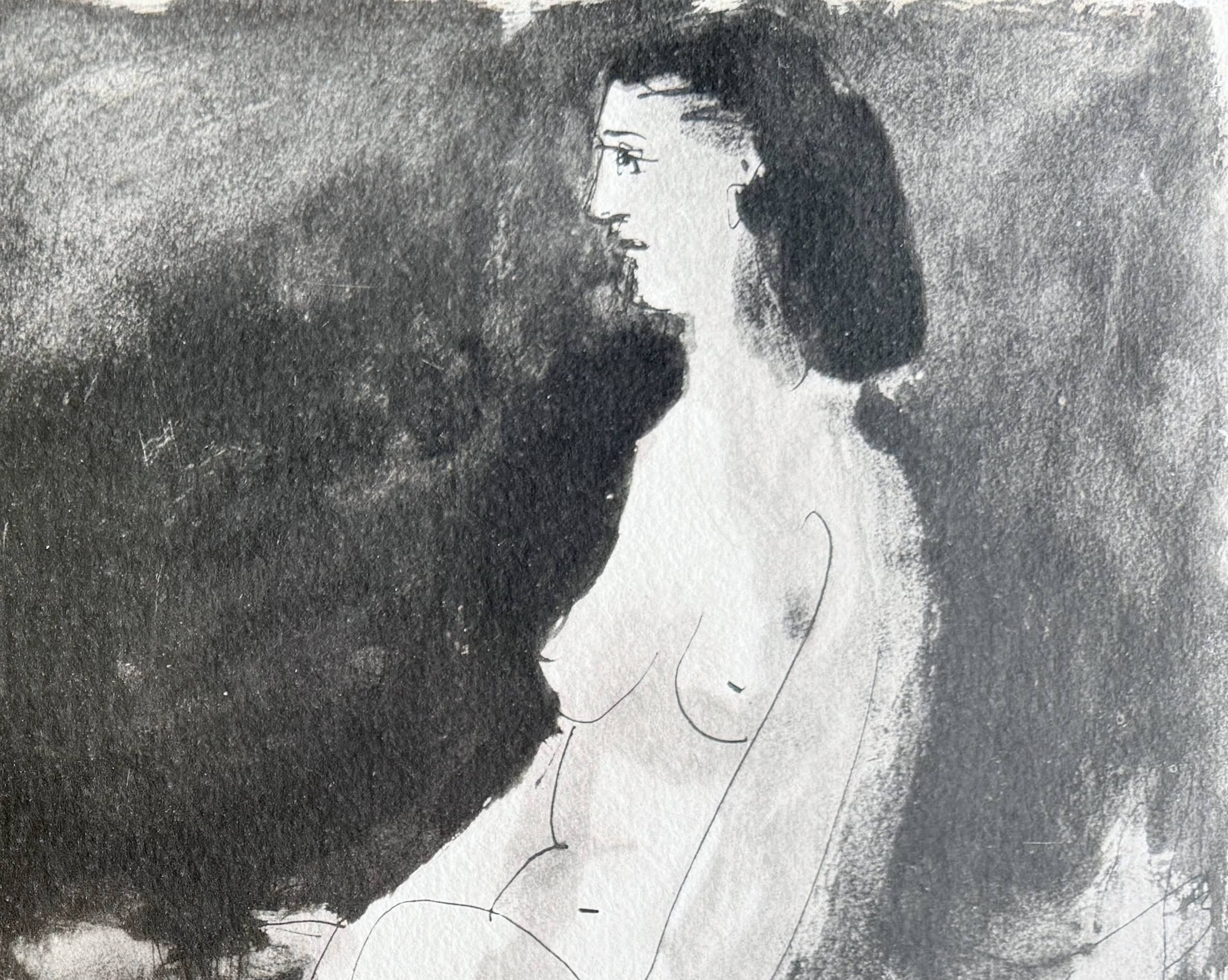 Pablo Picasso - Homme couché et femme assise, 1967 3 Pablo Picasso - Homme couché et femme assise, 1967 - Image 3