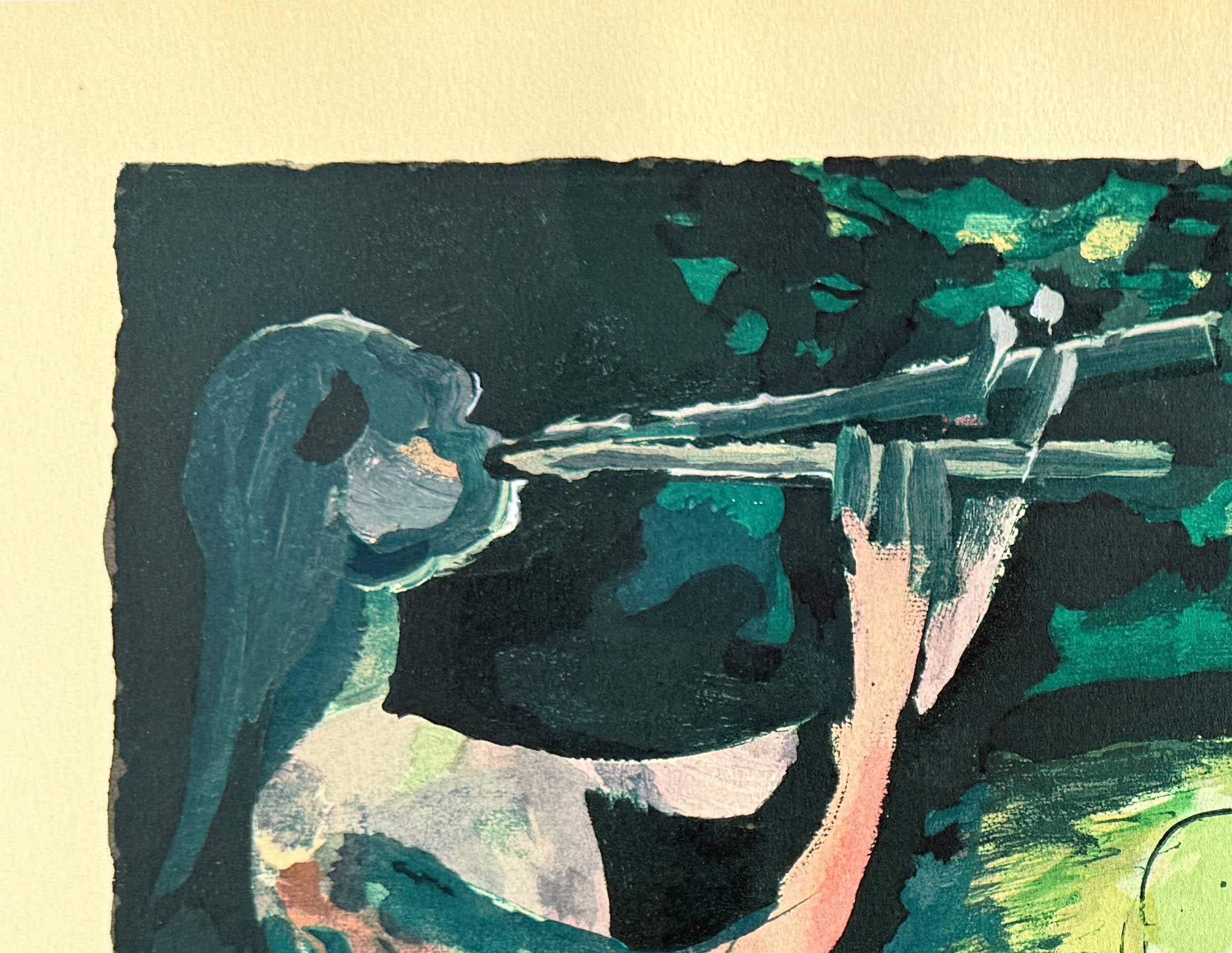 Pablo Picasso - Joueur de diaule et nu, 1967 2 Pablo Picasso - Joueur de diaule et nu, 1967 - Image 2