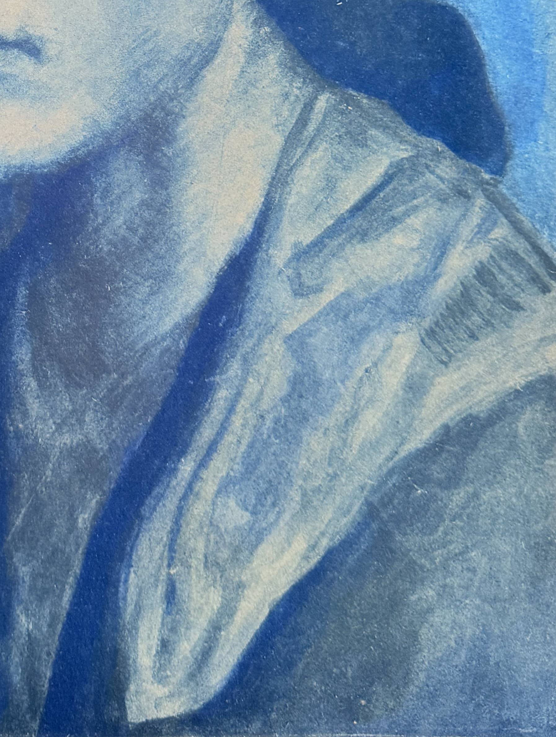 Pablo Picasso - Portrait mélancolique d'une femme en bleu, 1961 5 Pablo Picasso - Portrait mélancolique d'une femme en bleu, 1961 - Image 5