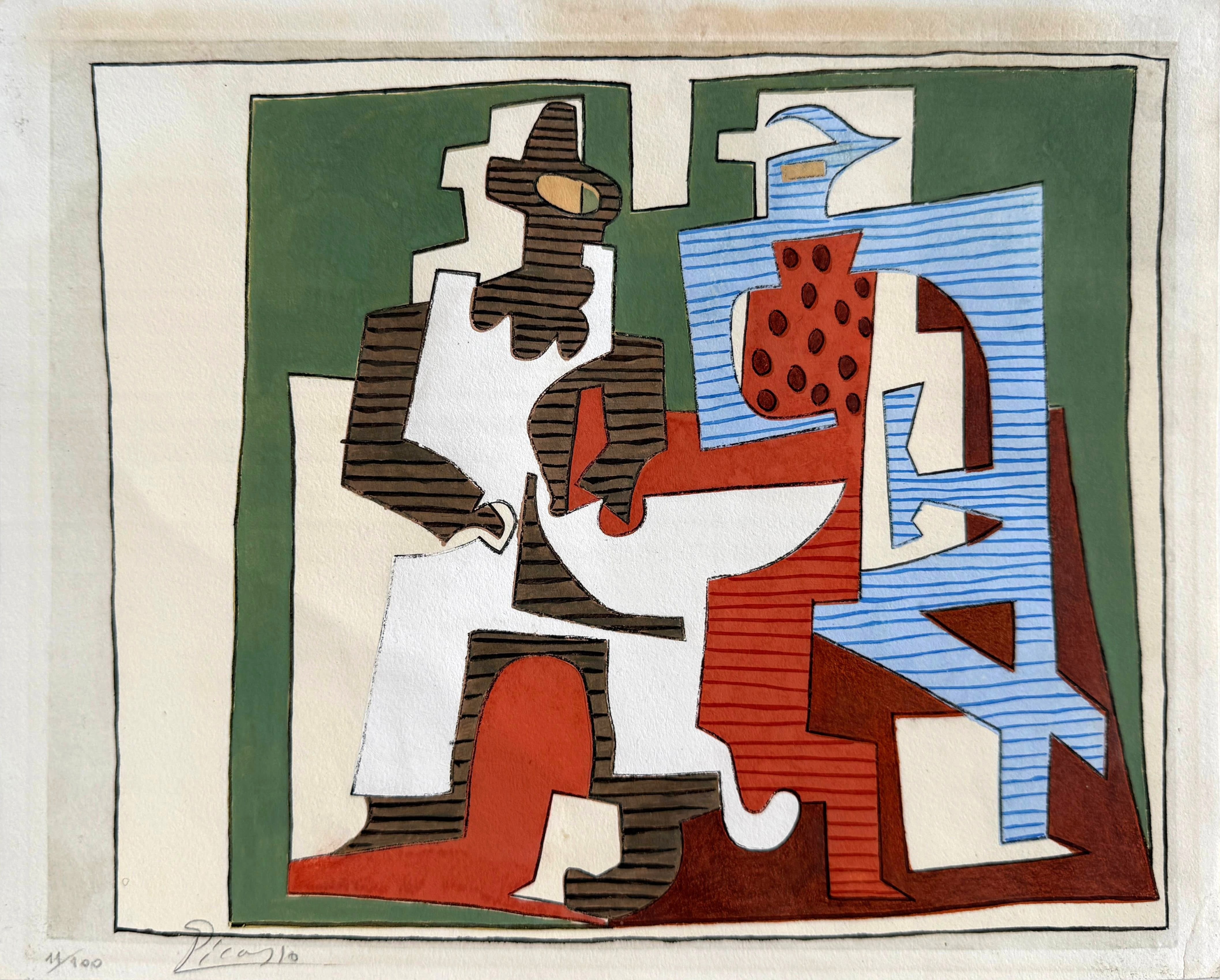 Pablo Picasso - Pierrot et arlequin (Pierrot and Harlequin), 1920 1 Pablo Picasso - Pierrot et arlequin (Pierrot and Harlequin), 1920