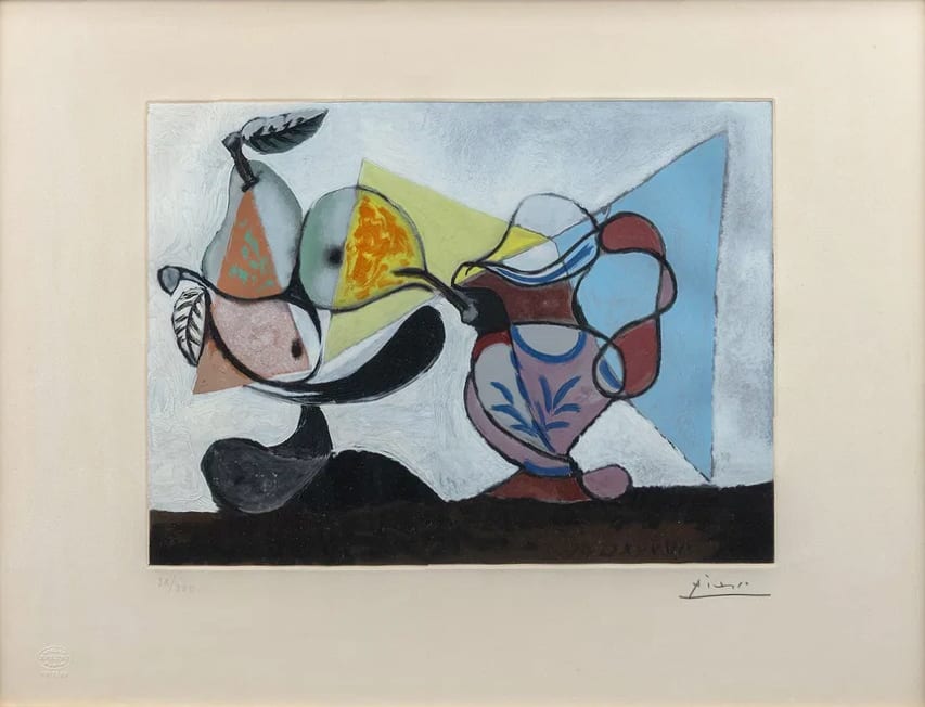 Pablo Picasso - Nature morte aux poires et au pichet, 1960 1 Pablo Picasso - Nature morte aux poires et au pichet, 1960