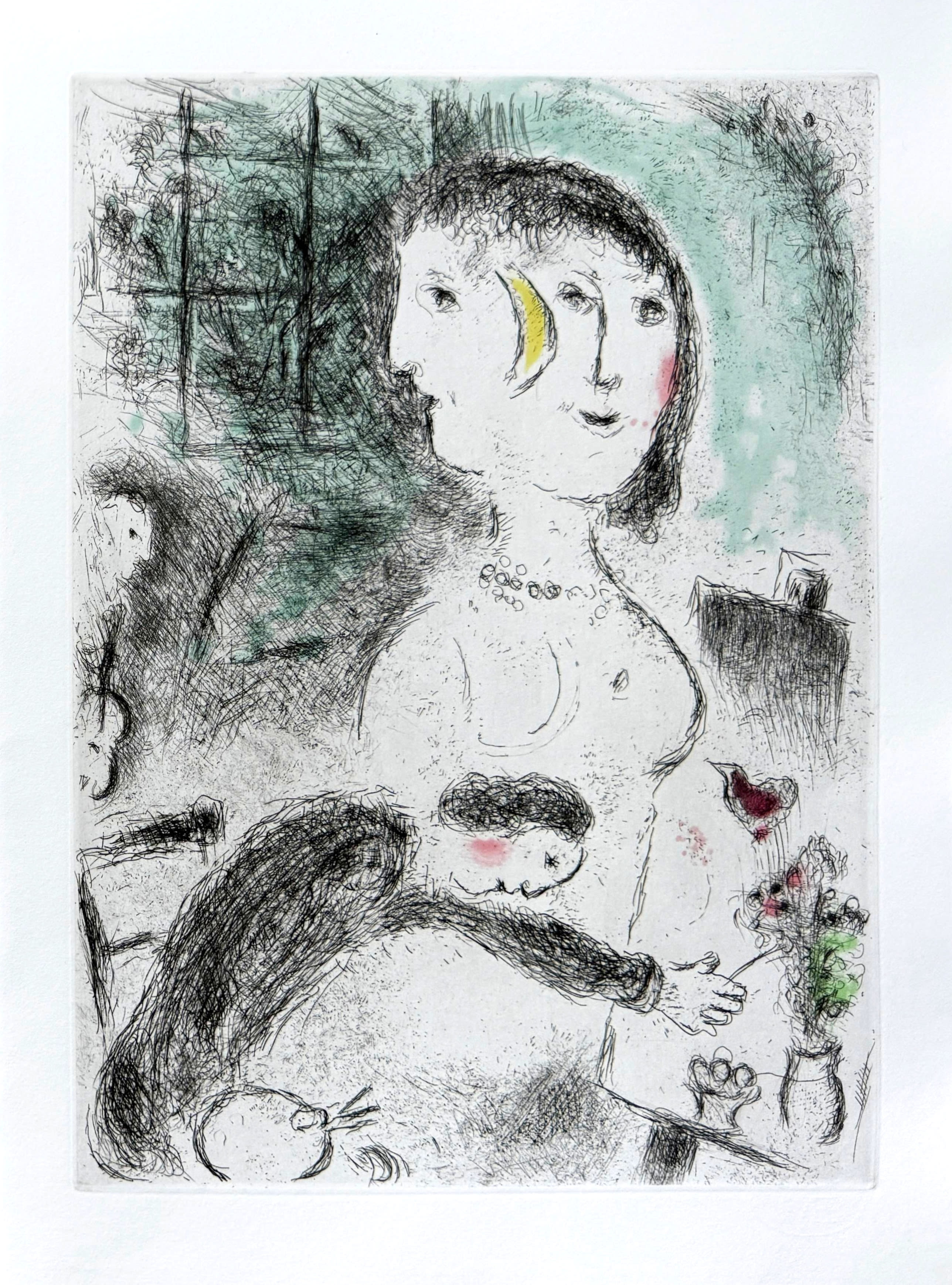 Marc Chagall - Celui qui dit les choses sans rien dire, Planche XXIII, 1976 1 Marc Chagall - Celui qui dit les choses sans rien dire, Planche XXIII, 1976