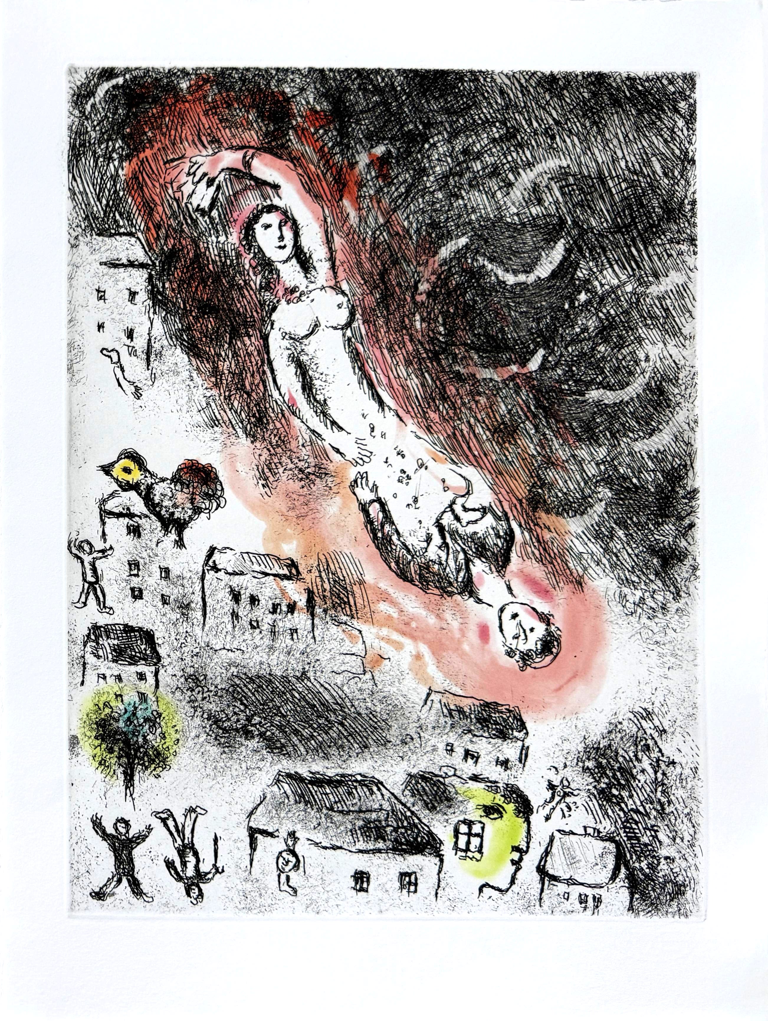 Marc Chagall - Celui qui dit les choses sans rien dire, Planche XV, 1976 1 Marc Chagall - Celui qui dit les choses sans rien dire, Planche XV, 1976