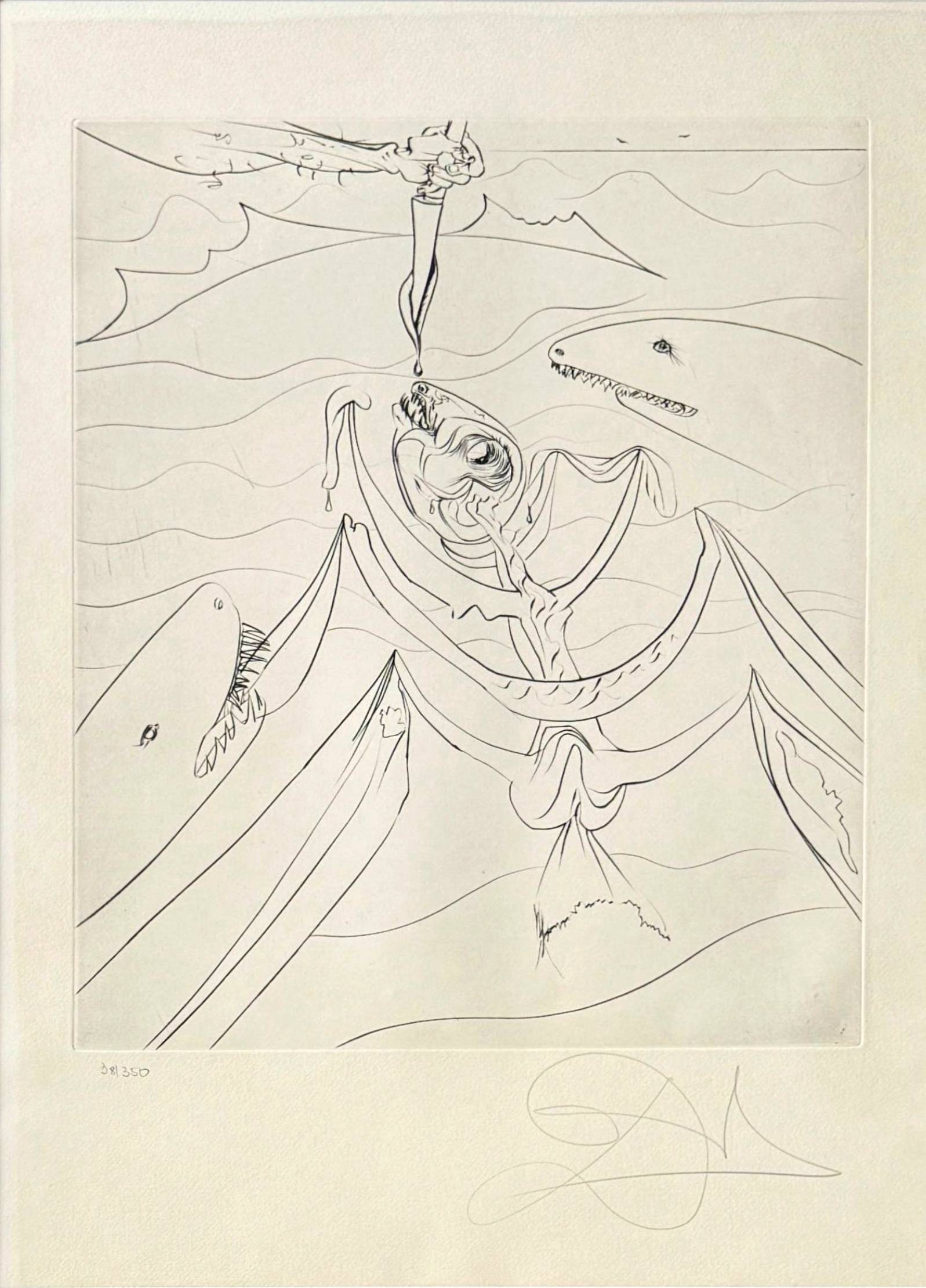 Salvador Dali - The Struggle, 1974 1 Salvador Dali - The Struggle, 1974