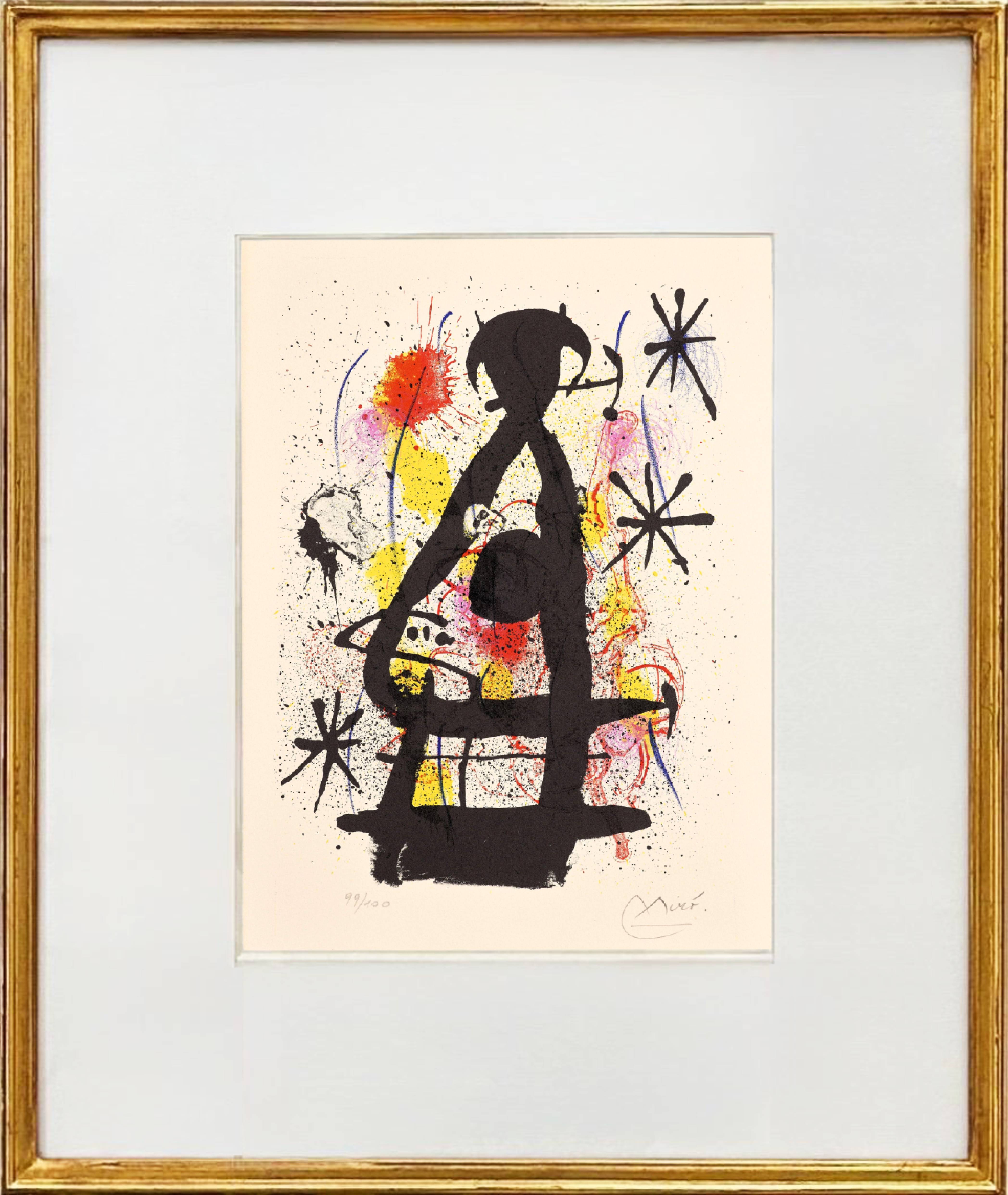 Joan Miro - La lune près de paraître (The Moon About to Appear), 1967 1 Joan Miro - La lune près de paraître (The Moon About to Appear), 1967