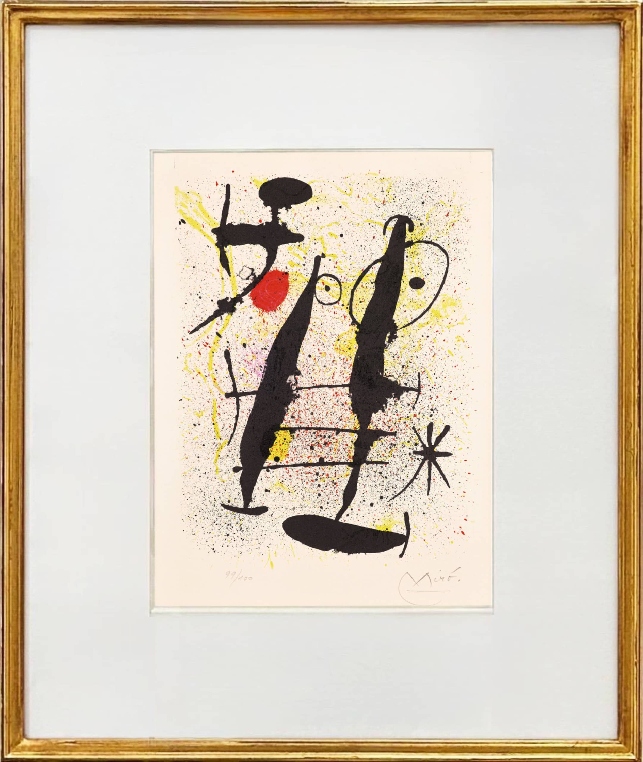 Joan Miro - Dans la rivière basse (In the Low River), 1967 1 Joan Miro - Dans la rivière basse (In the Low River), 1967