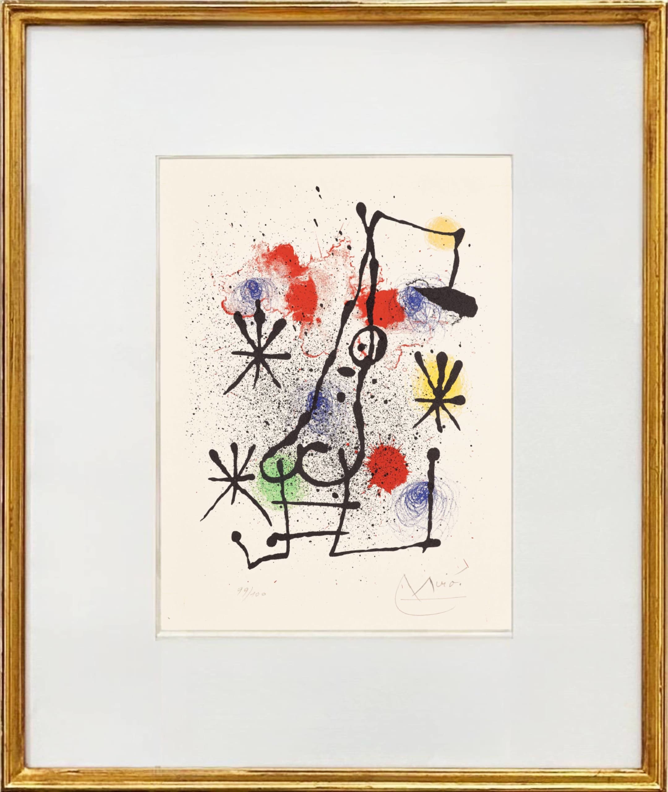 Joan Miro - Au portail couvert de neige (At the Snow-Covered Gate), 1967 1 Joan Miro - Au portail couvert de neige (At the Snow-Covered Gate), 1967