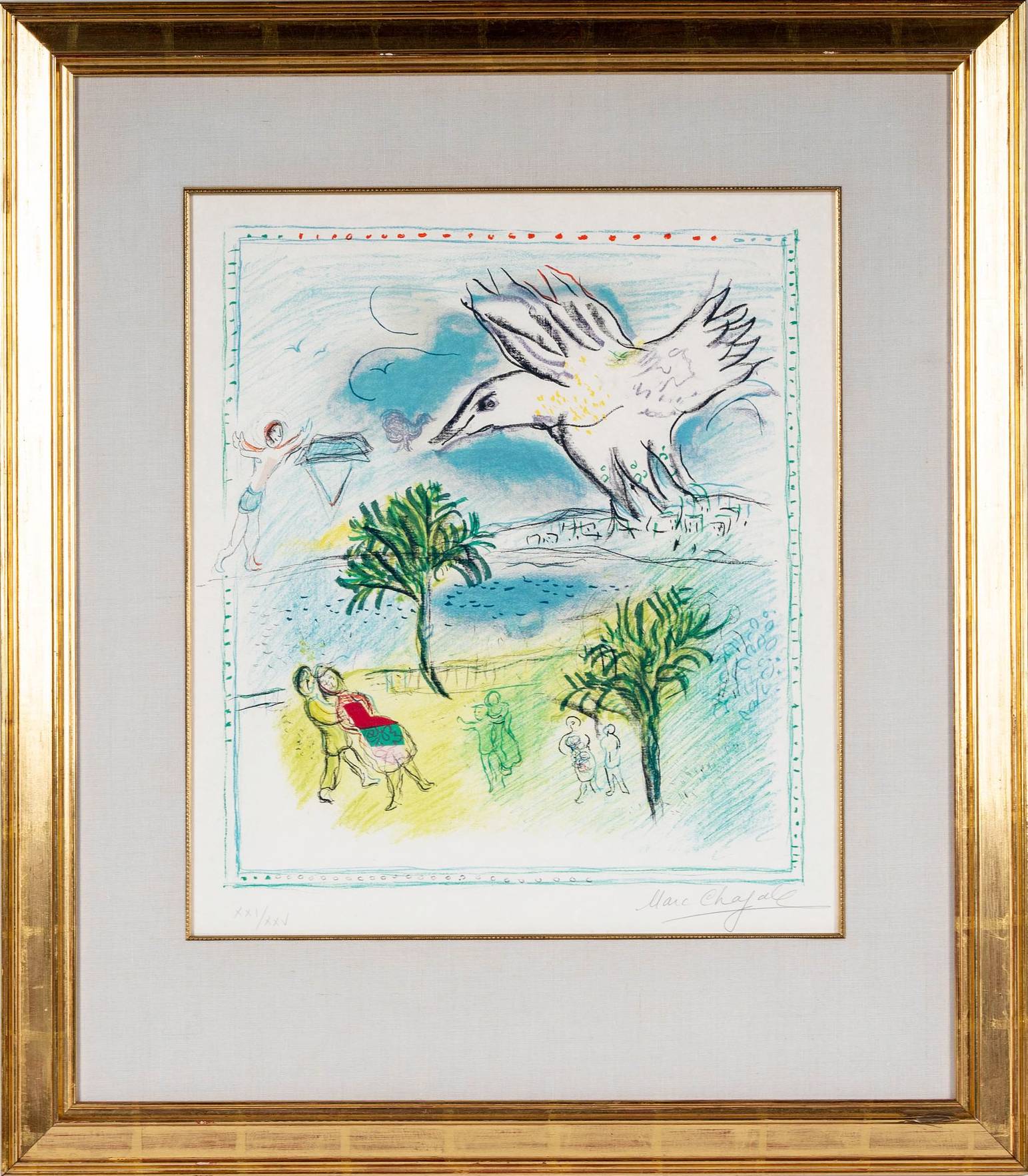 Marc Chagall - La Grande Corniche, 1967 1 Marc Chagall - La Grande Corniche, 1967