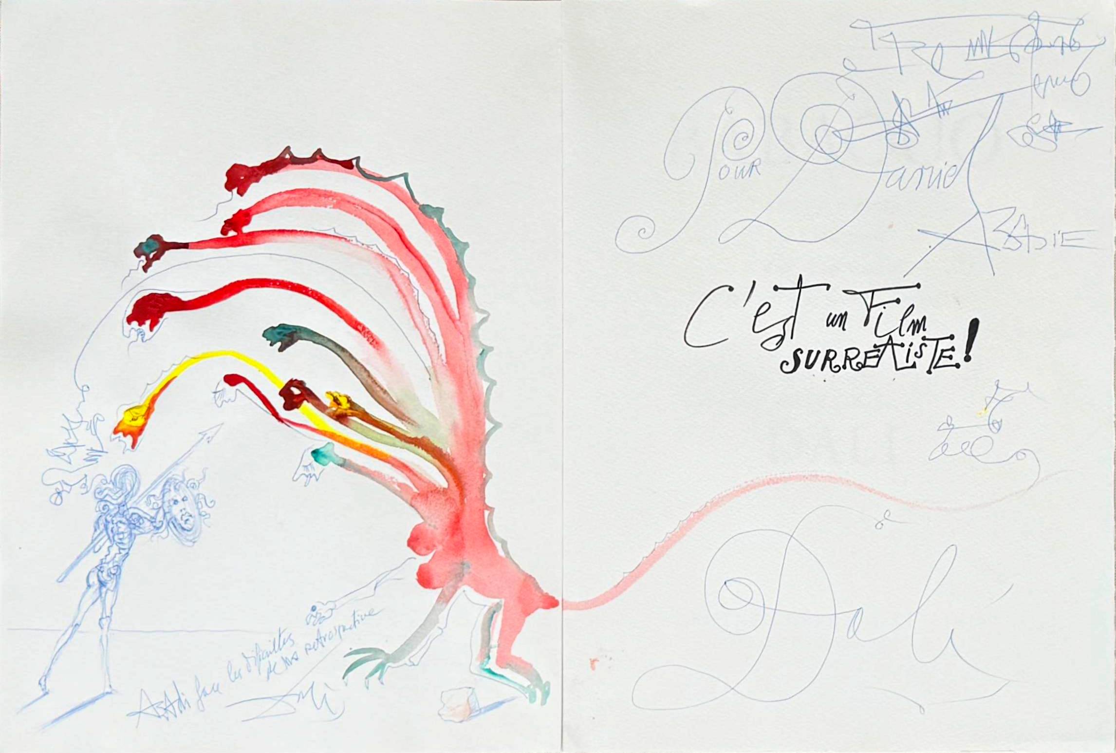 Salvador Dali - Hercules Subduing the Hydra, 1978 2 Salvador Dali - Hercules Subduing the Hydra, 1978 - Image 2