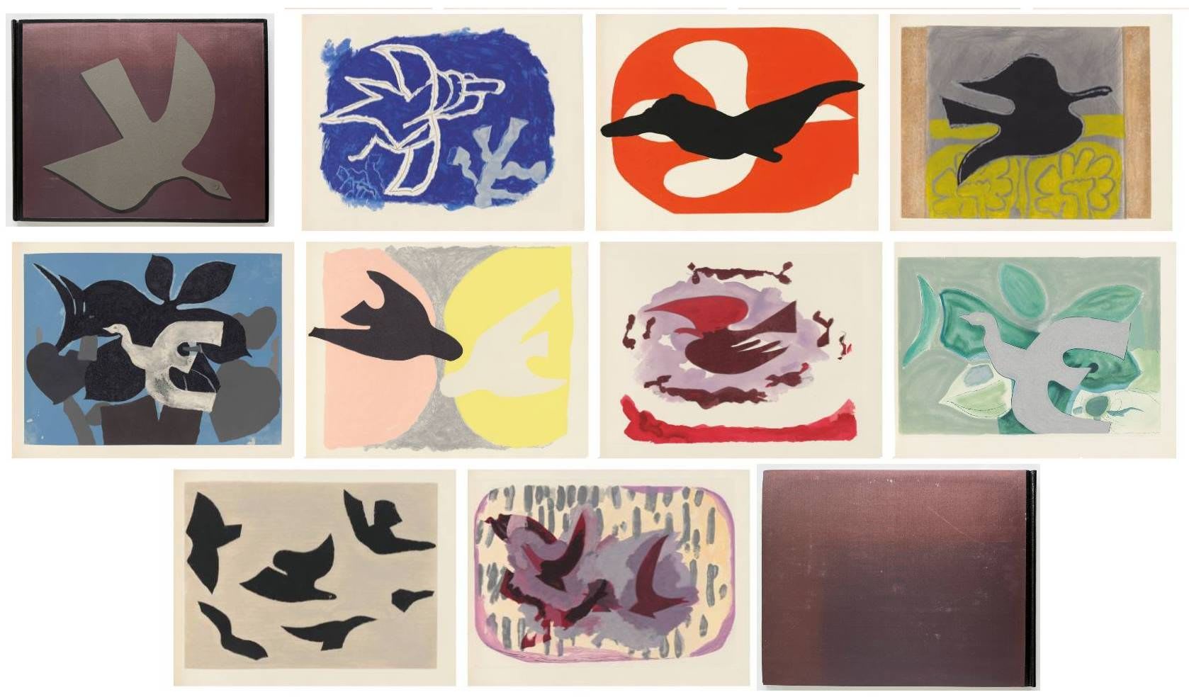 Georges Braque - L'ordre des oiseaux, 1962 1 Georges Braque - L'ordre des oiseaux, 1962