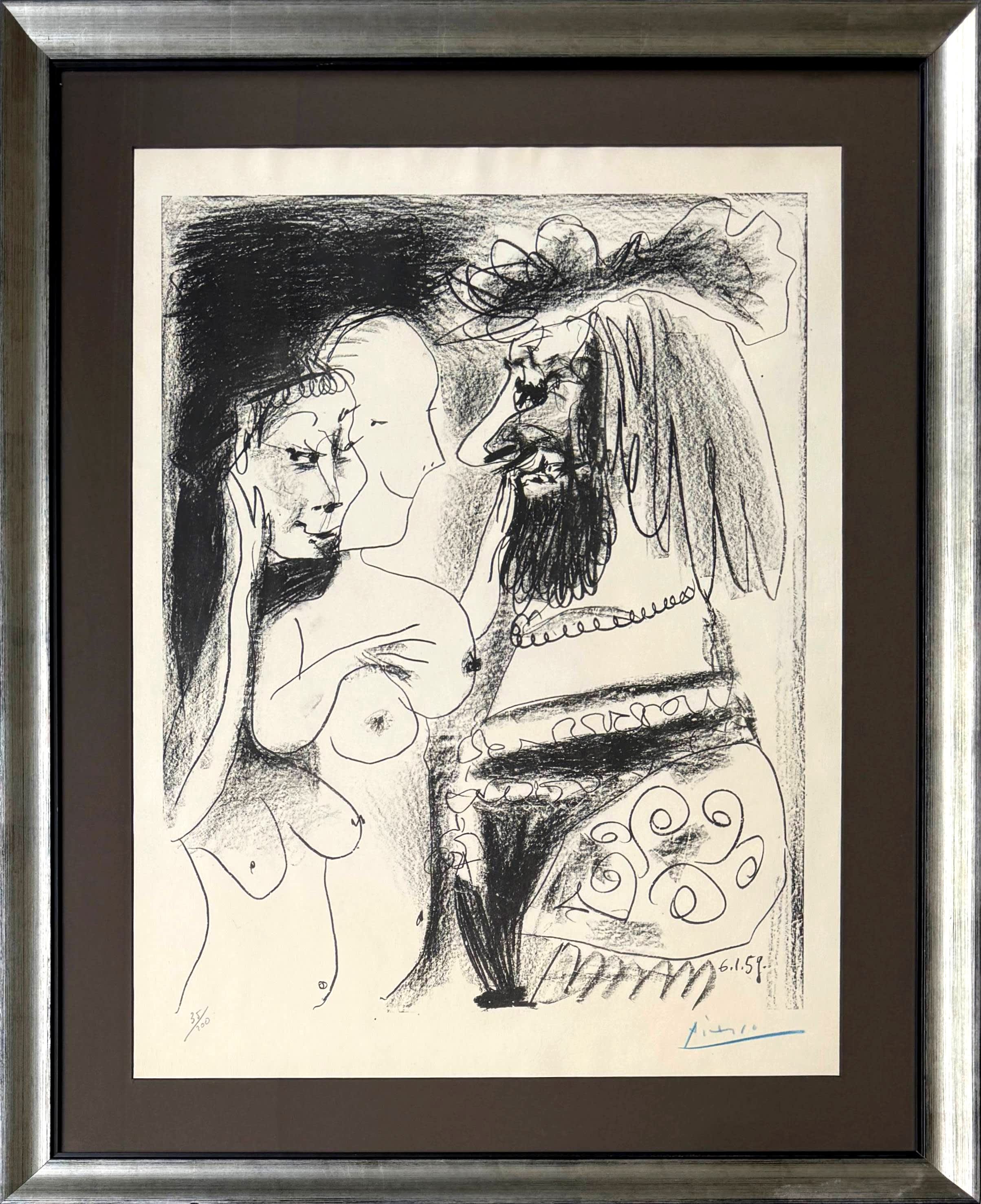 Pablo Picasso - Le vieux Roi (Old King), 1959 1 Pablo Picasso - Le vieux Roi (Old King), 1959
