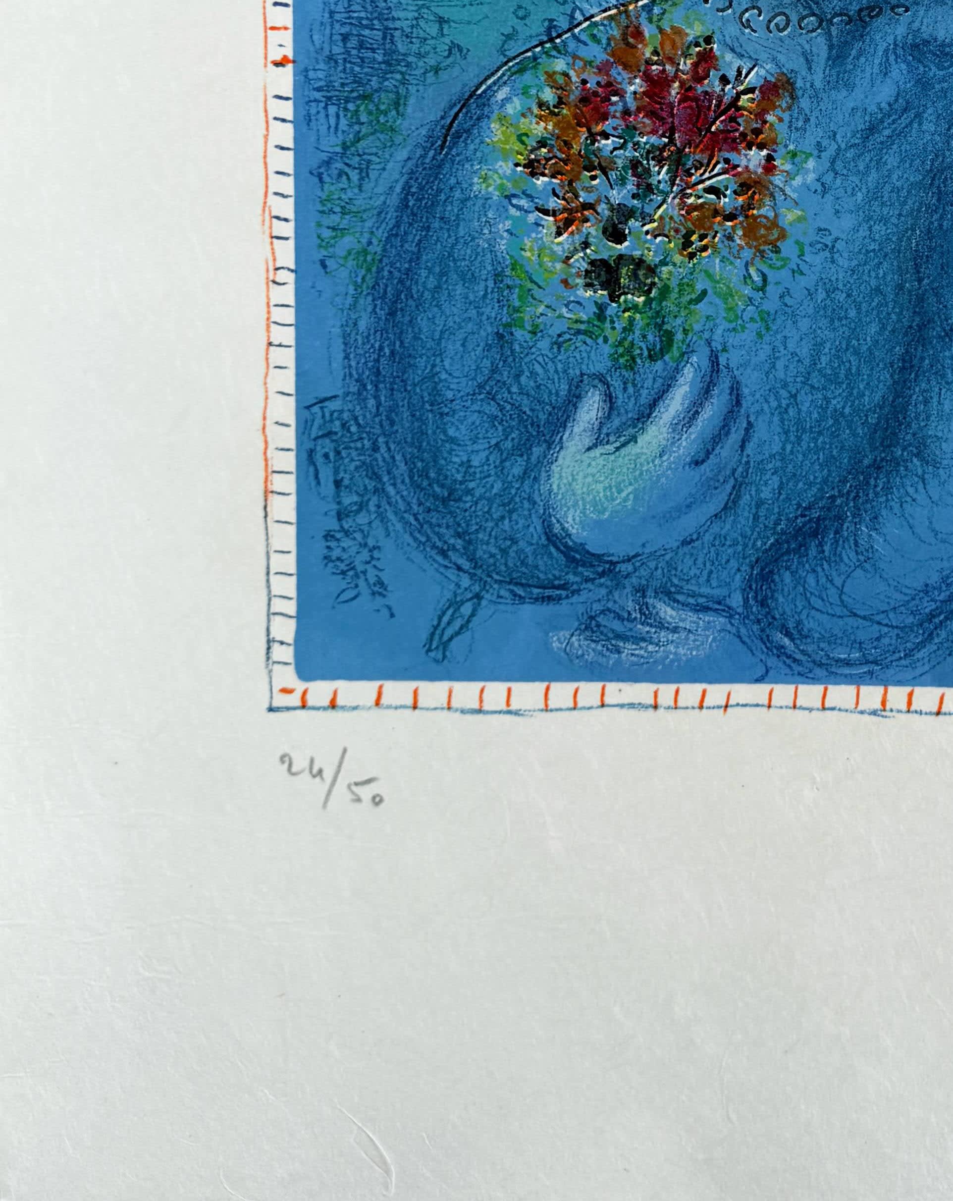 Marc Chagall - Le village bleu, 1973 5 Marc Chagall - Le village bleu, 1973 - Image 5