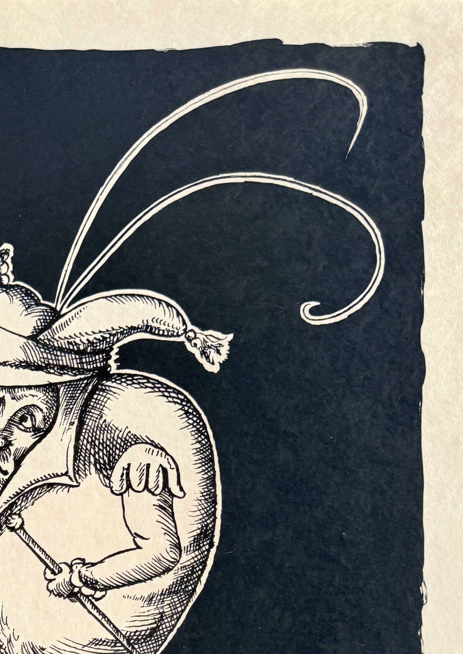 Salvador Dali - Les Songes Drôlatiques de Pantagruel, Planche XIX, 1973 - Image 4