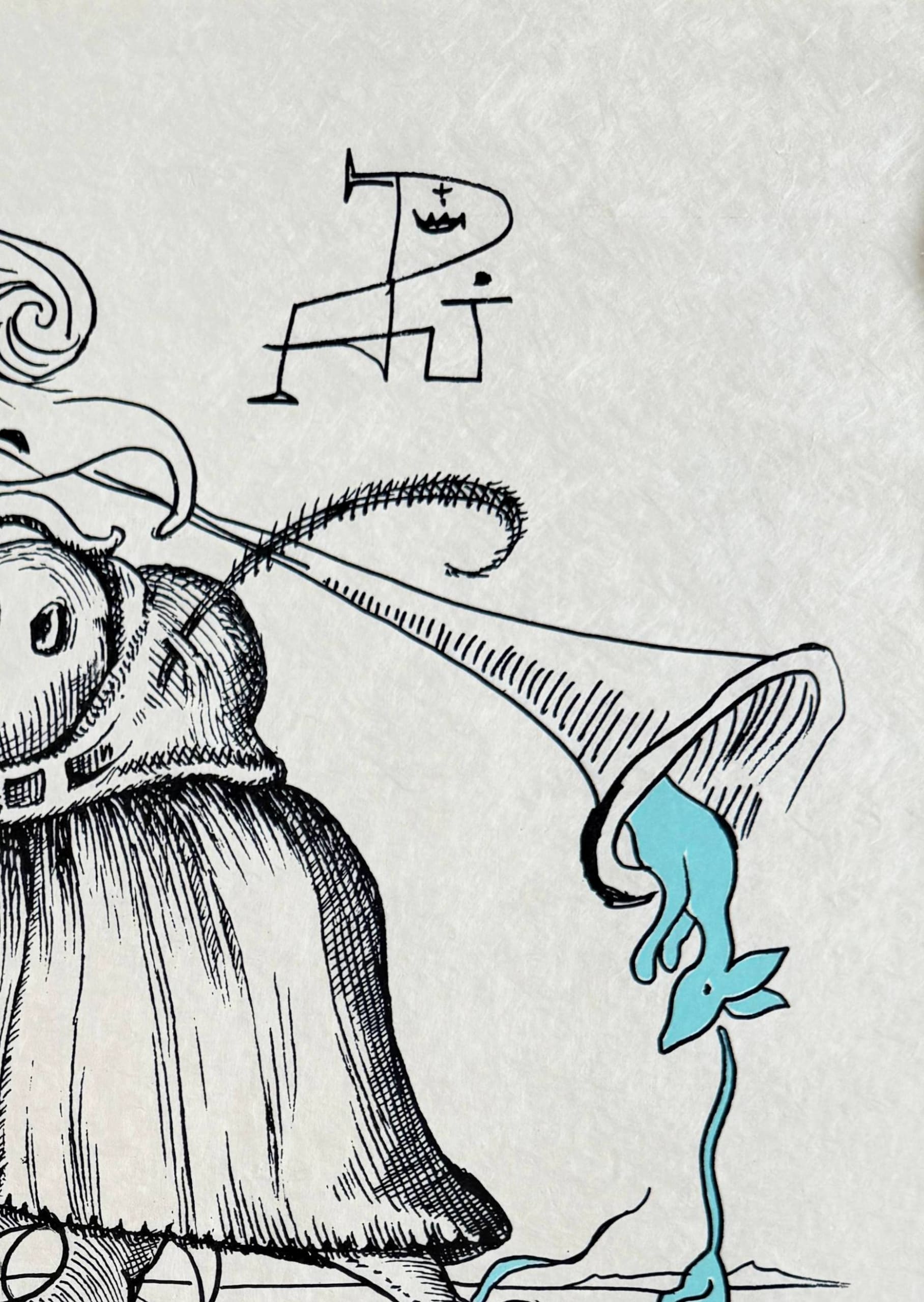 Salvador Dali - Les Songes Drôlatiques de Pantagruel, Planche VI, 1973 - Image 4