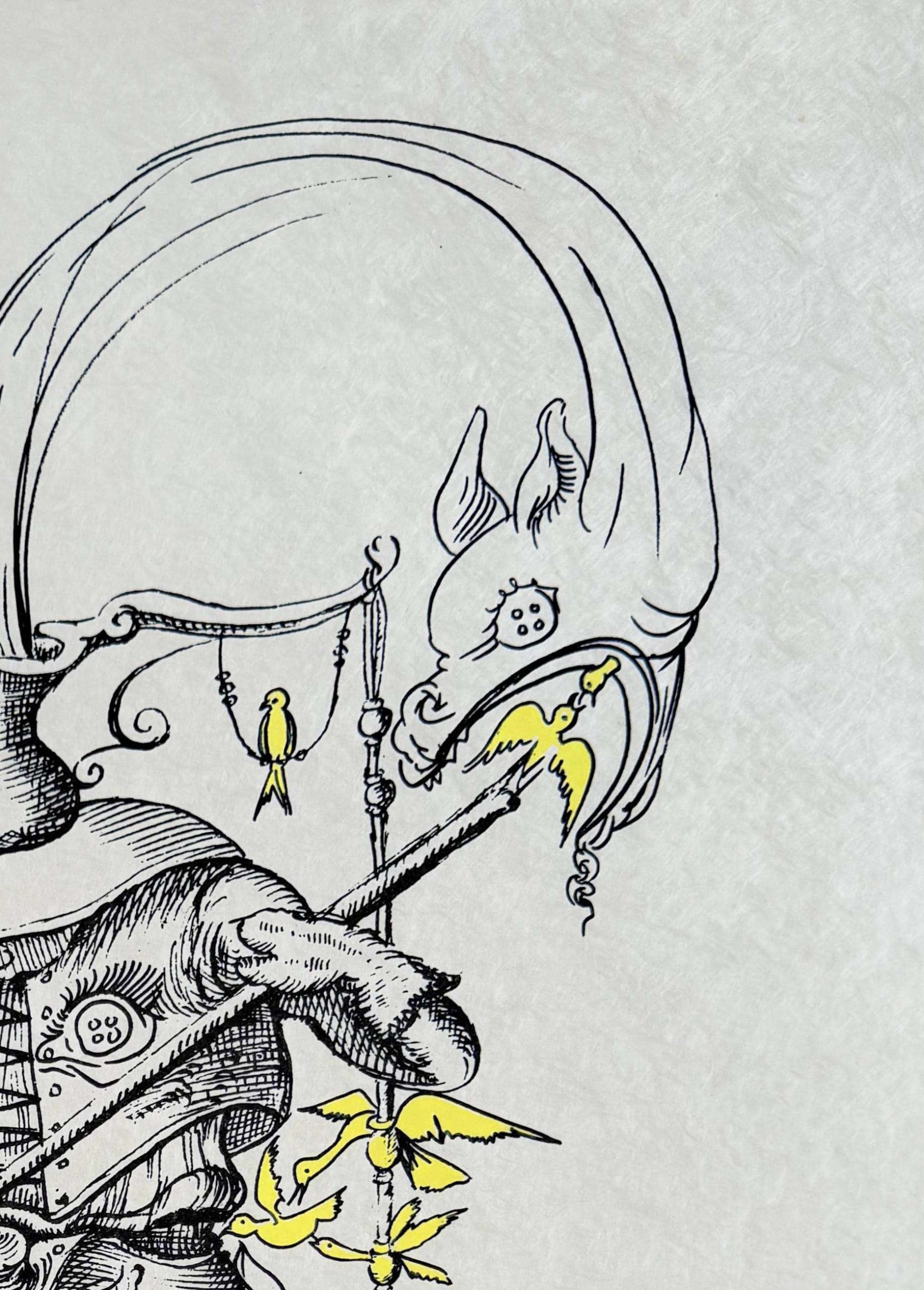 Salvador Dali - Les Songes Drôlatiques de Pantagruel, Planche XX, 1973 - Image 4