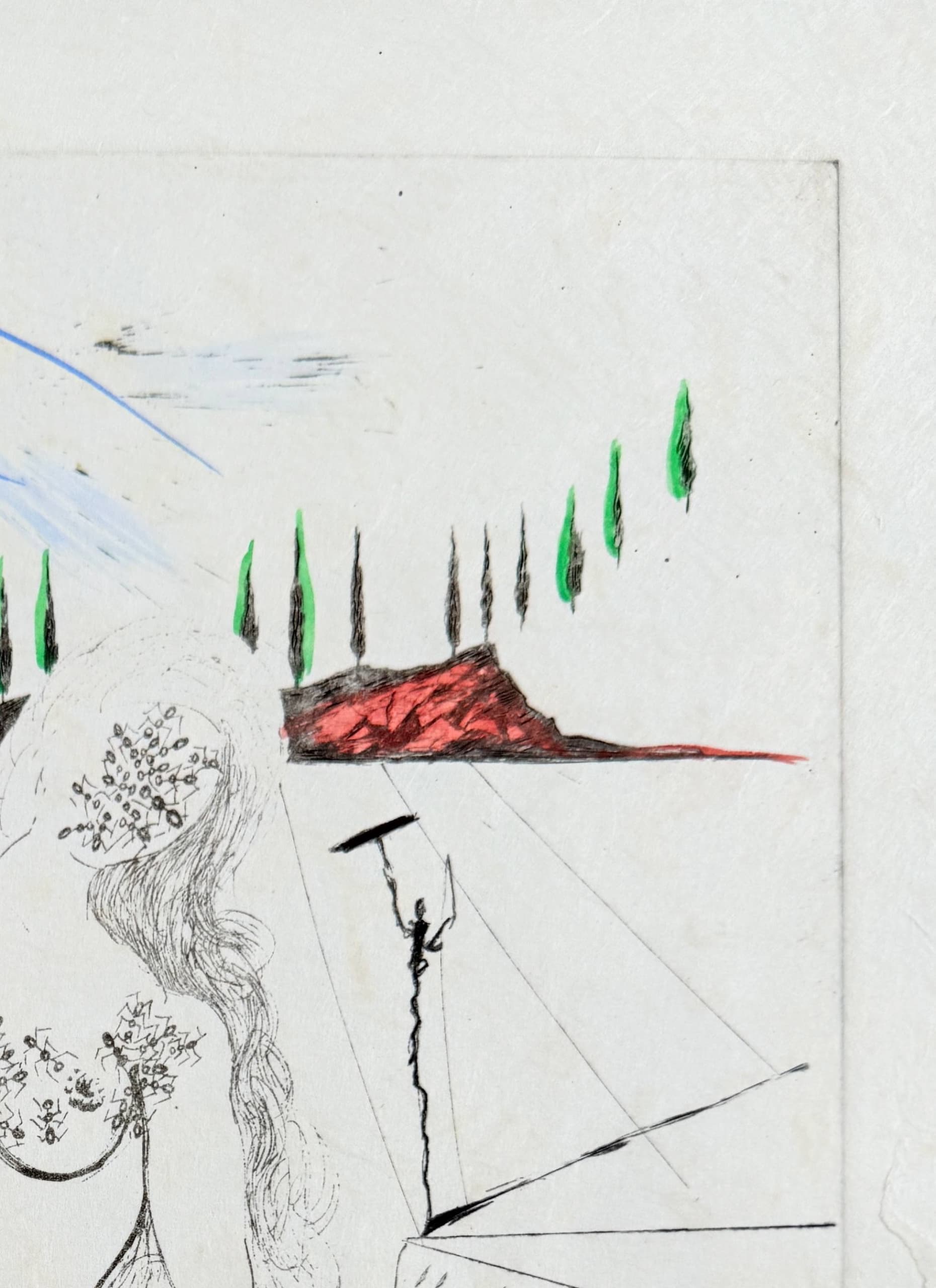 Salvador Dali - Femme à la fontaine, 1967 - Image 3