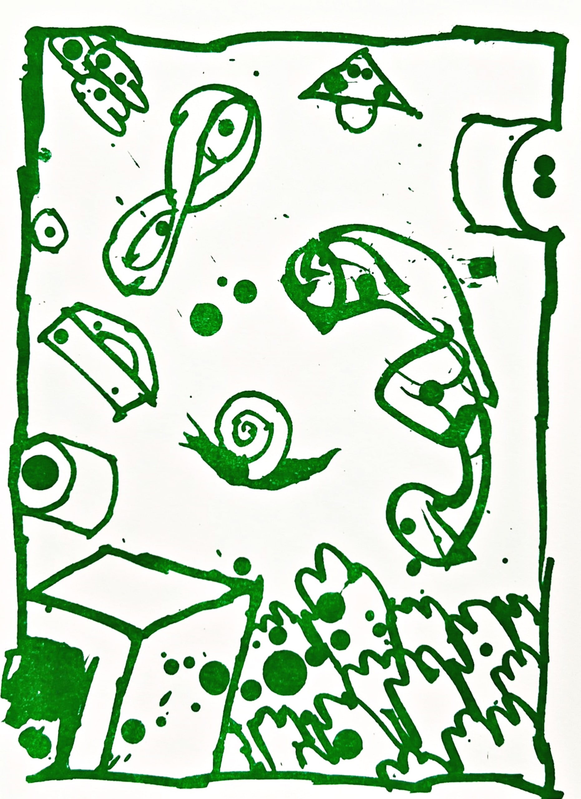 Pierre Alechinsky - Résumé, 1997