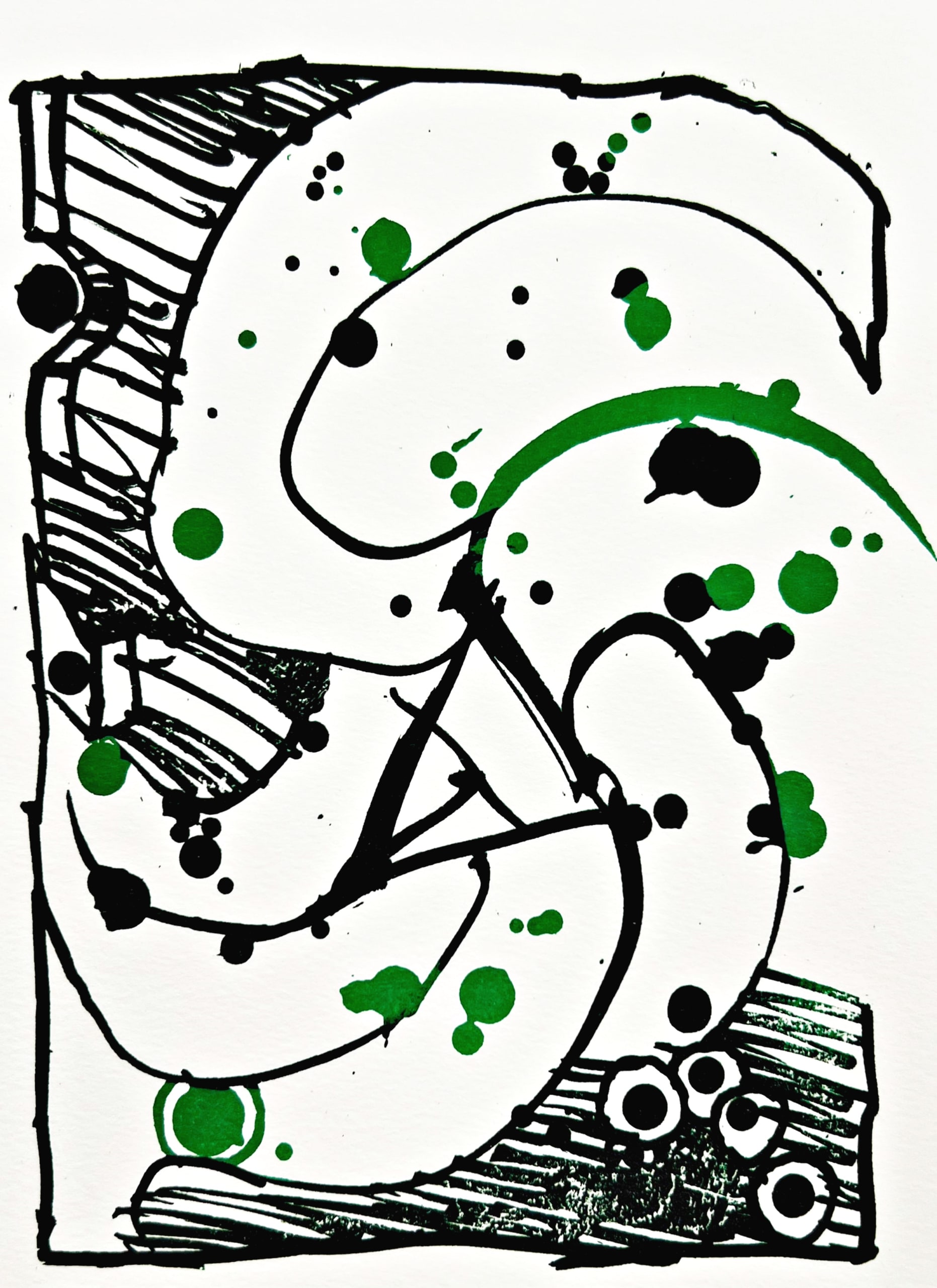 Pierre Alechinsky - Résumé, 1997