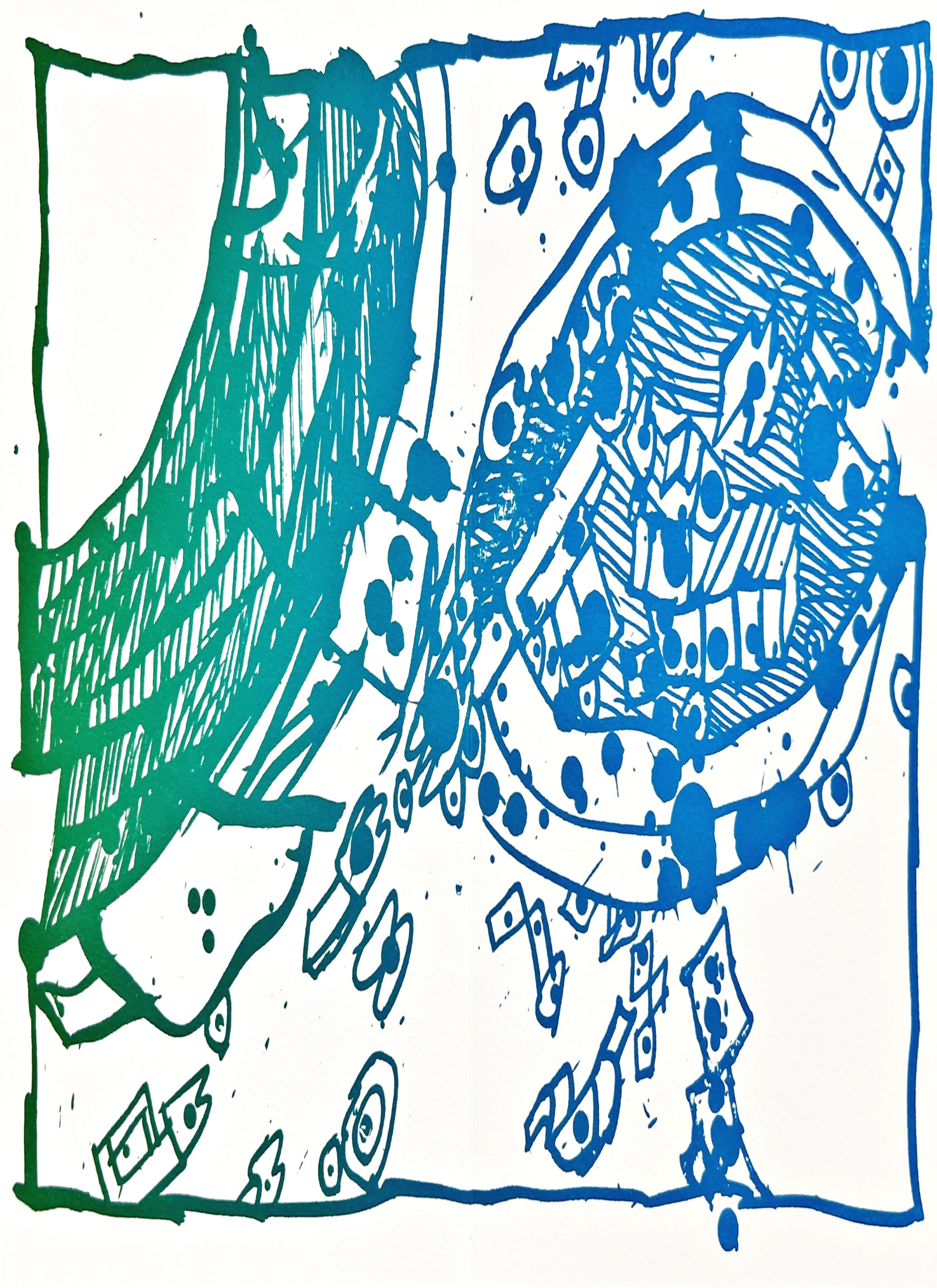 Pierre Alechinsky - Résumé, 1997