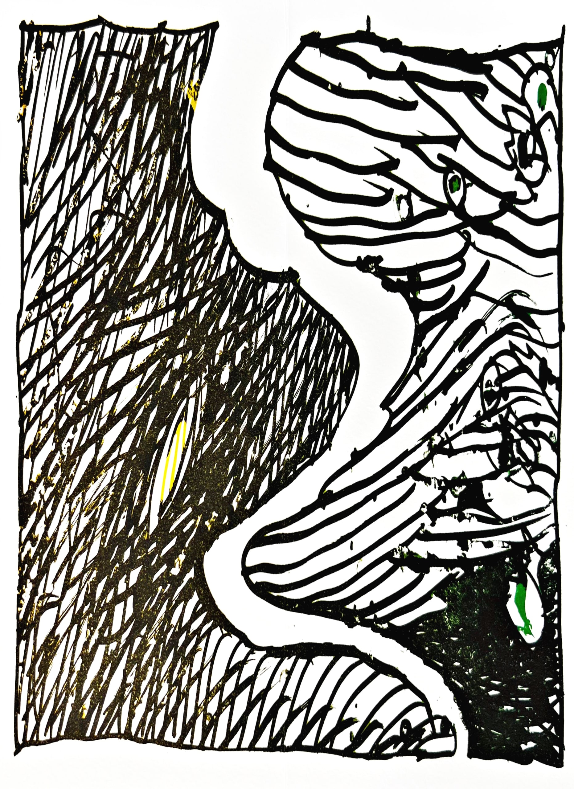 Pierre Alechinsky - Résumé, 1997