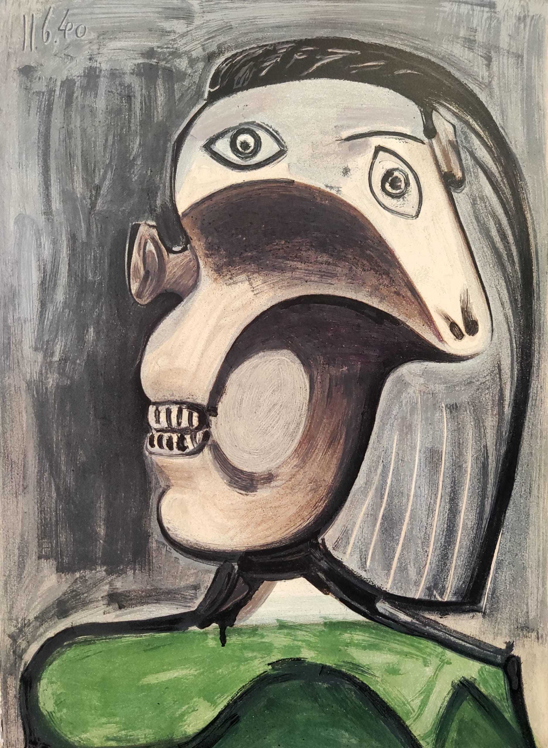 Pablo Picasso - Femme La Guerre II, 1954