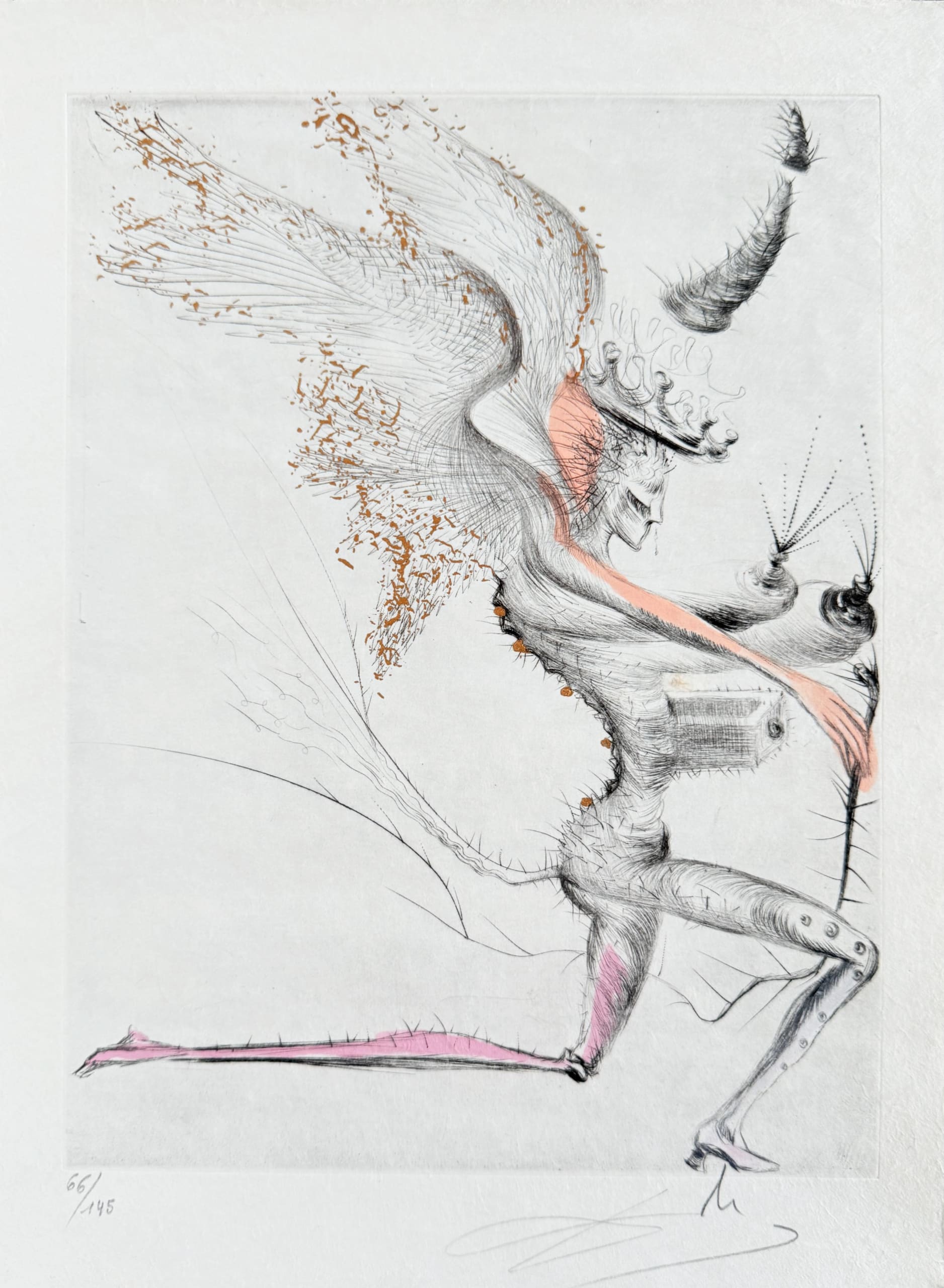 Salvador Dali - Le Démon ailé, 1969