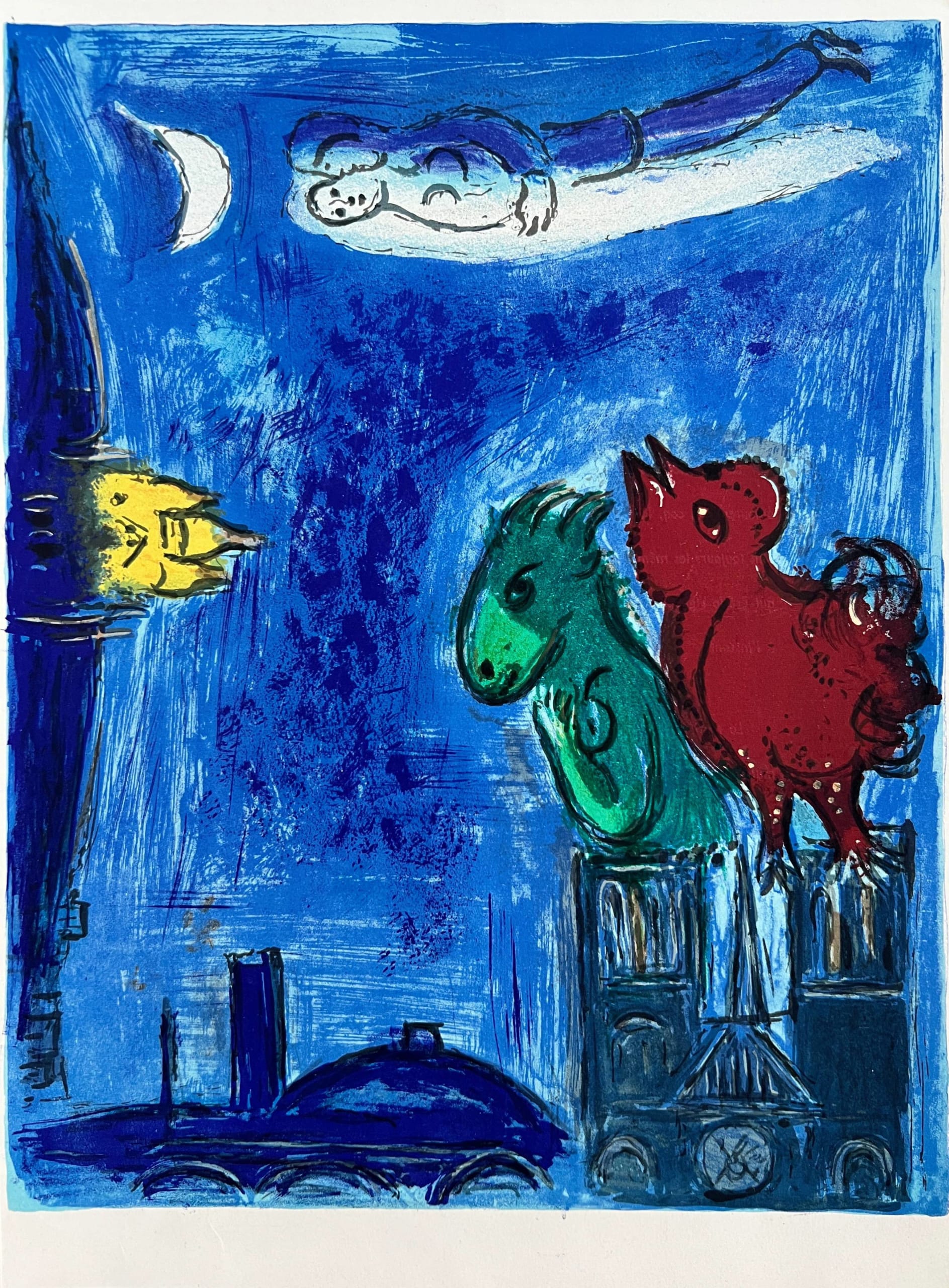 Marc Chagall - Les Monstres de Notre-Dame, 1954 - Image 6