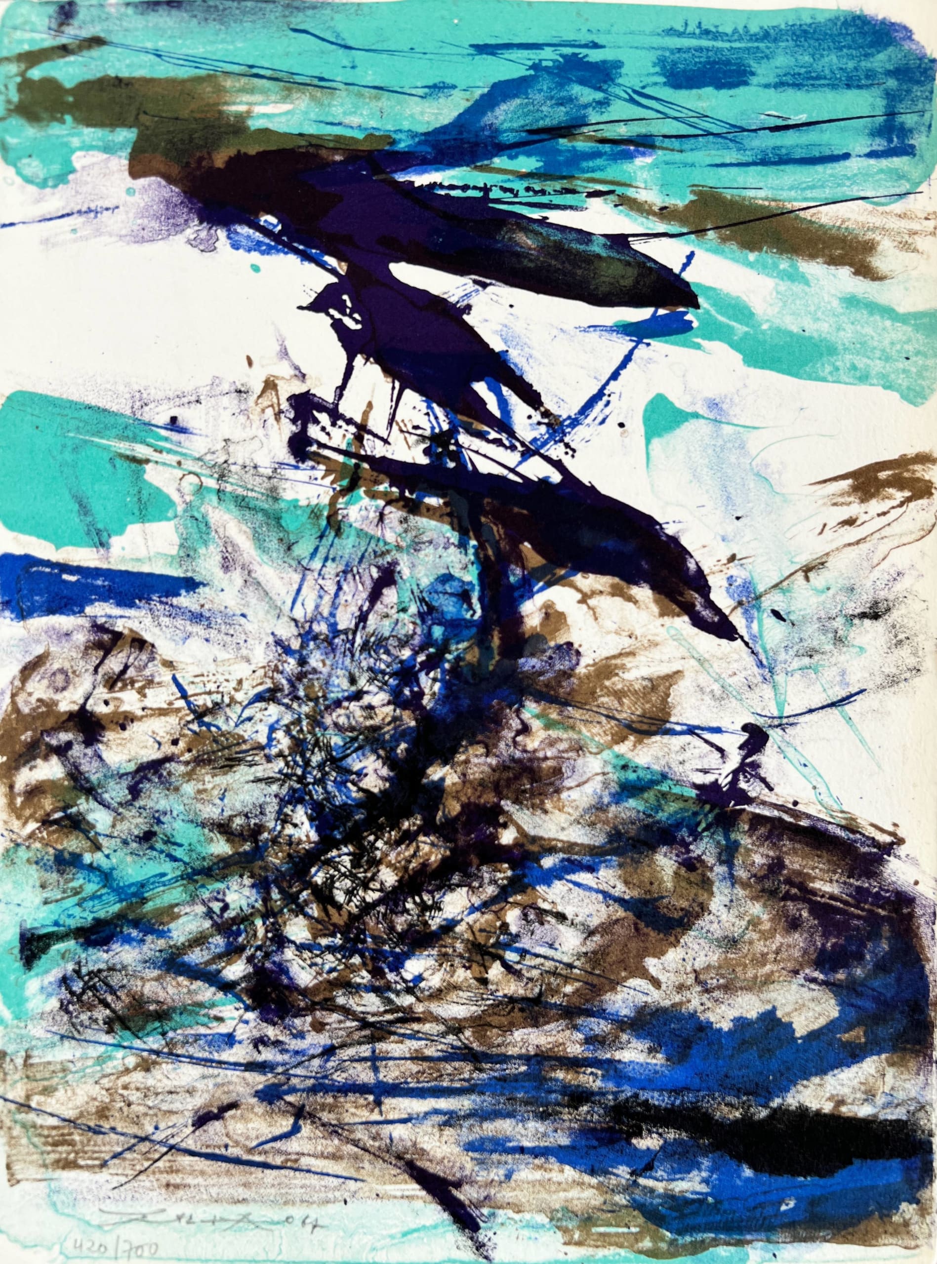 Zao Wou-Ki - Sans titre, 1967
