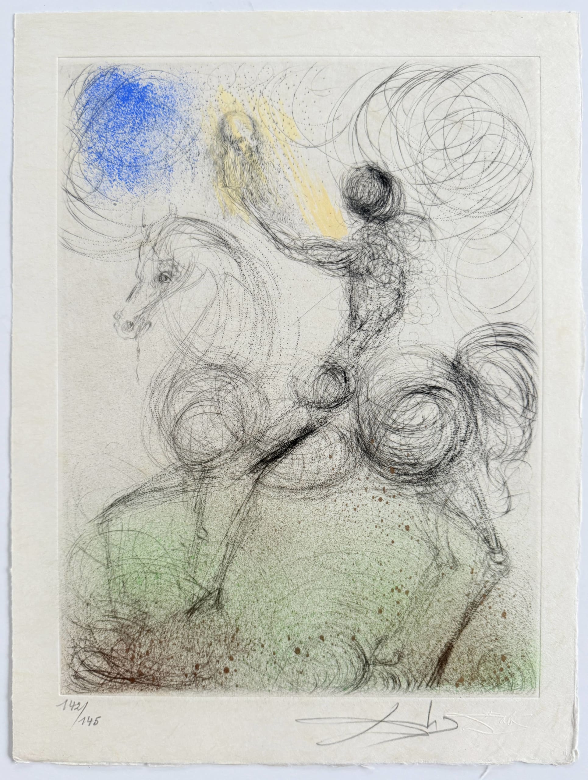 Salvador Dali - Cavalier et la mort (Knight and Death), 1969 - Image 6