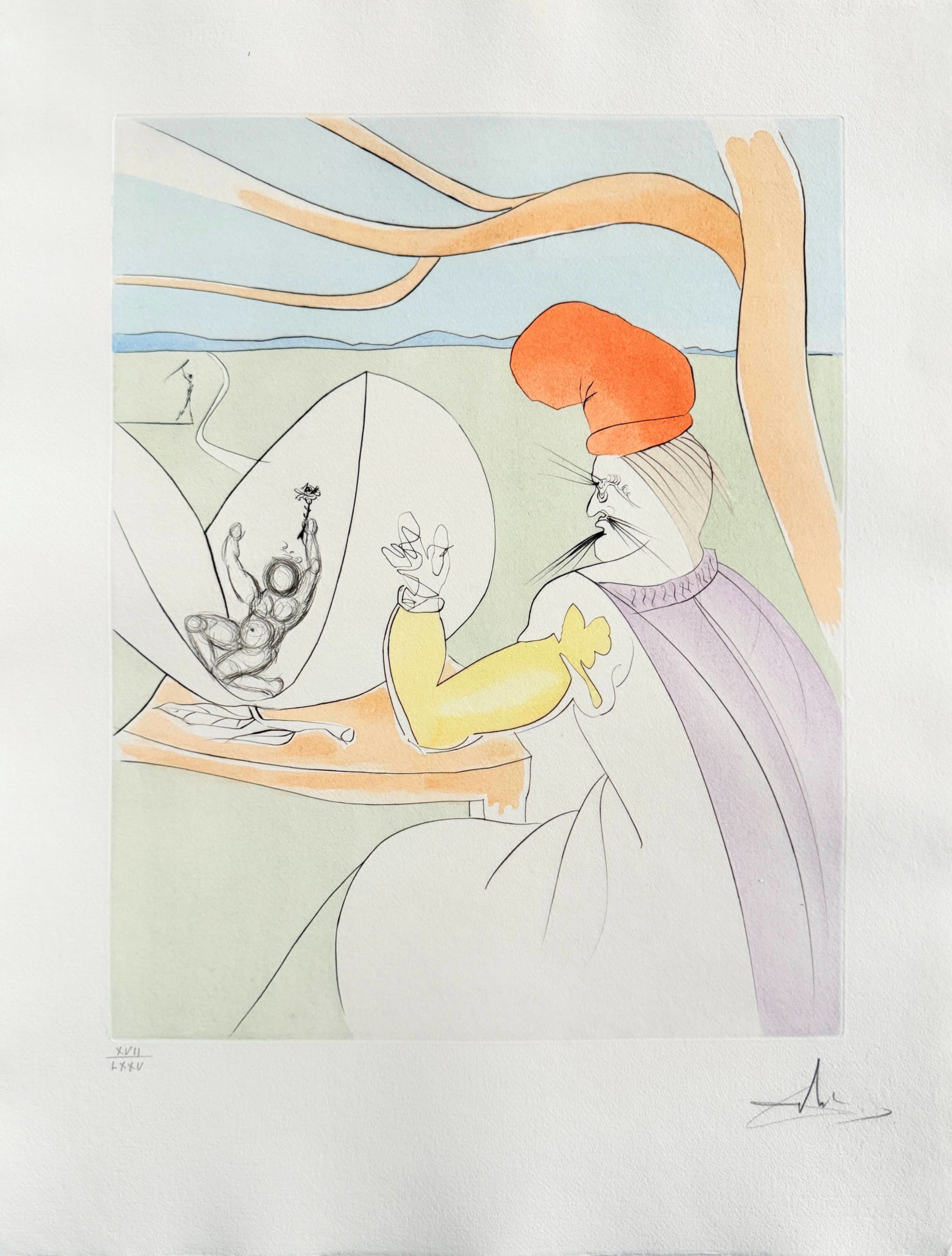 Salvador Dali - Momotaro (Peach boy), 1974