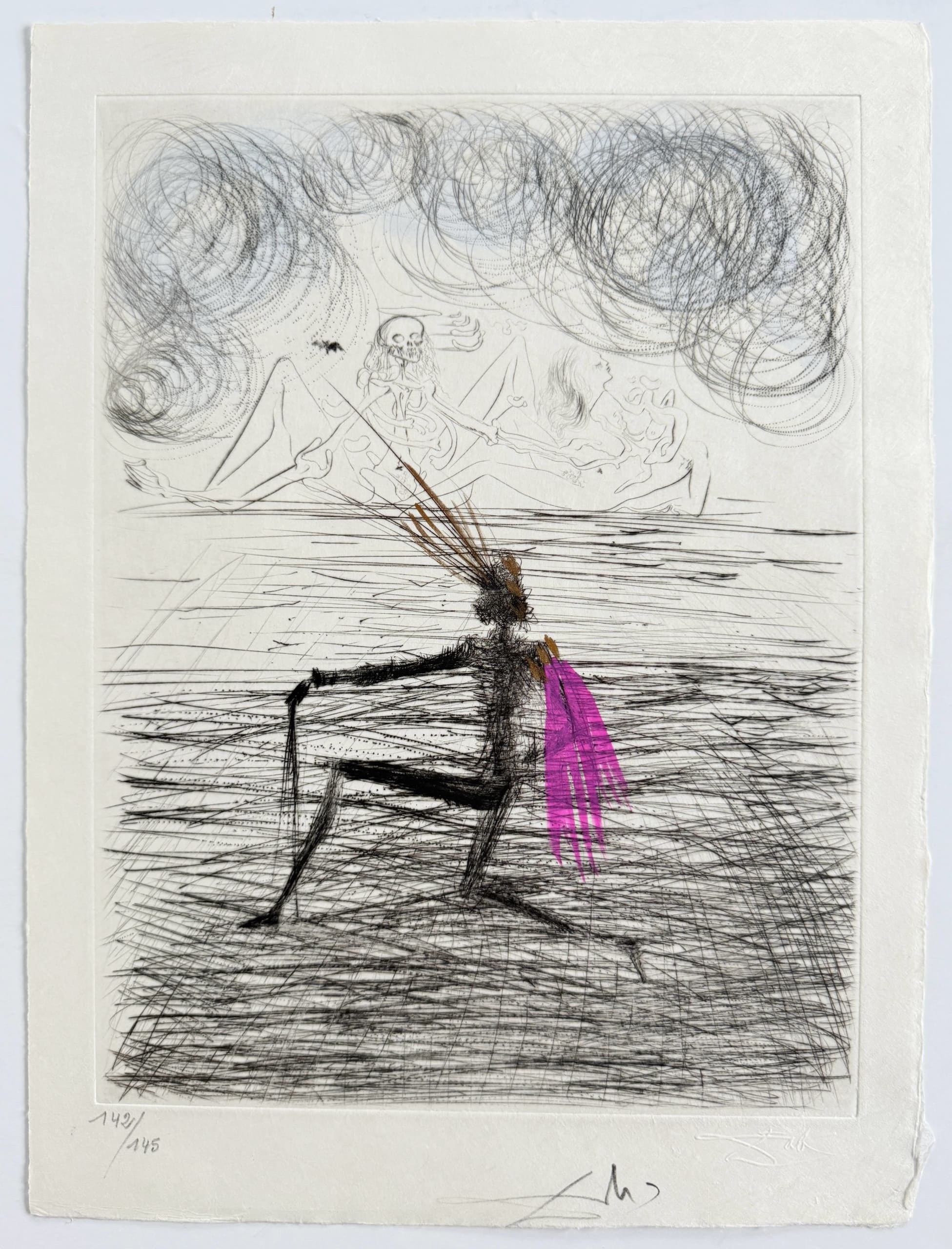 Salvador Dali - Chevalier à genou (Kneeling Knight), 1969 - Image 6