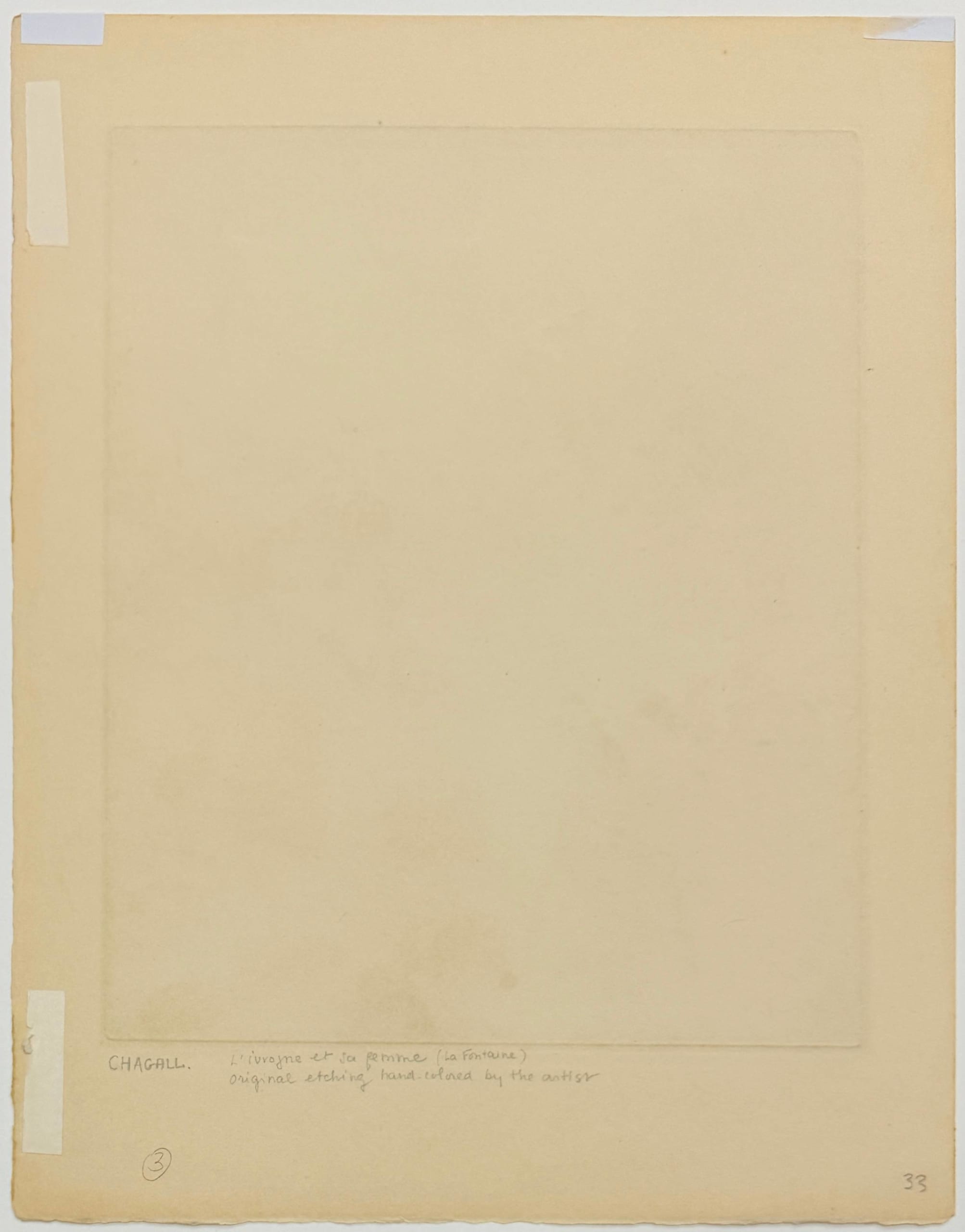 Marc Chagall - L'Ivrogne et sa Femme, 1954 - Image 8