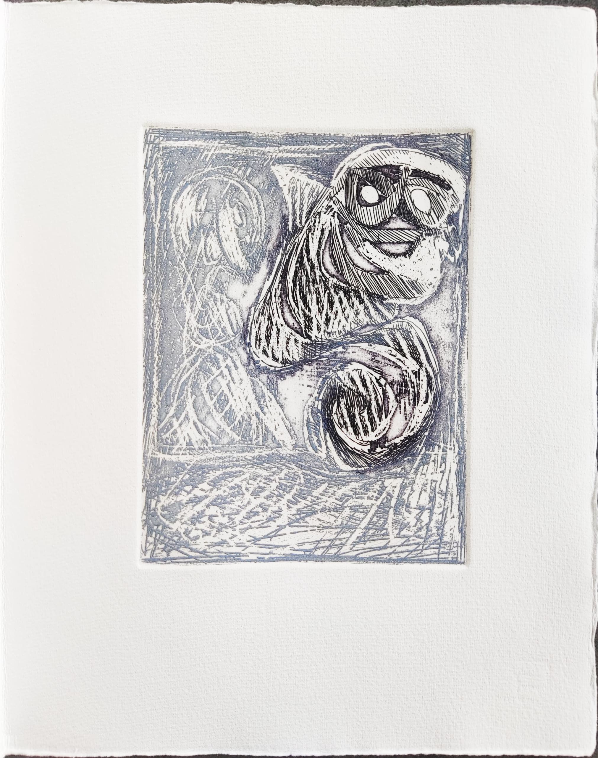 Pierre Alechinsky - Commentaire de Personnage, 1964