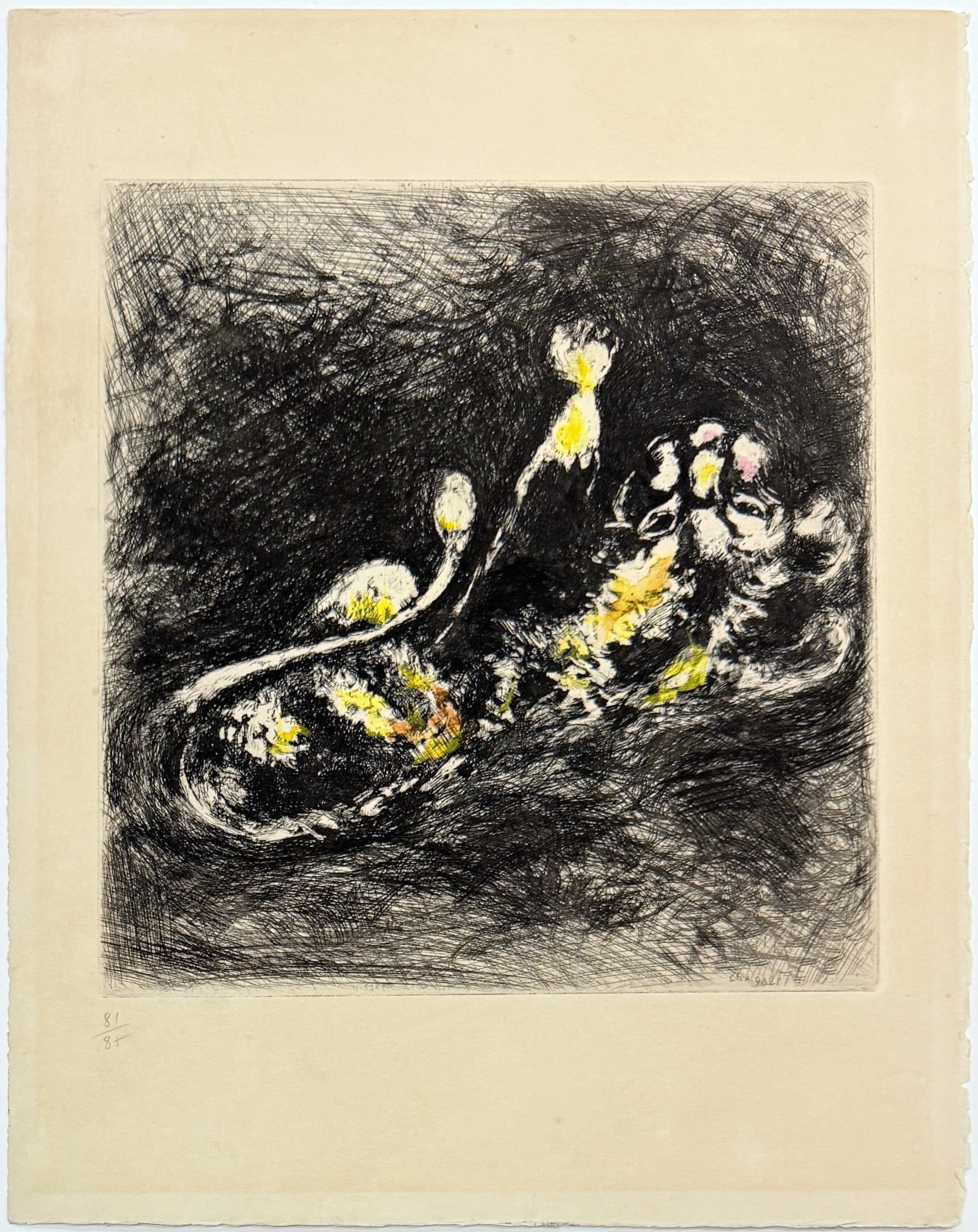 Marc Chagall - Le lion et le moucheron, 1954 - Image 6