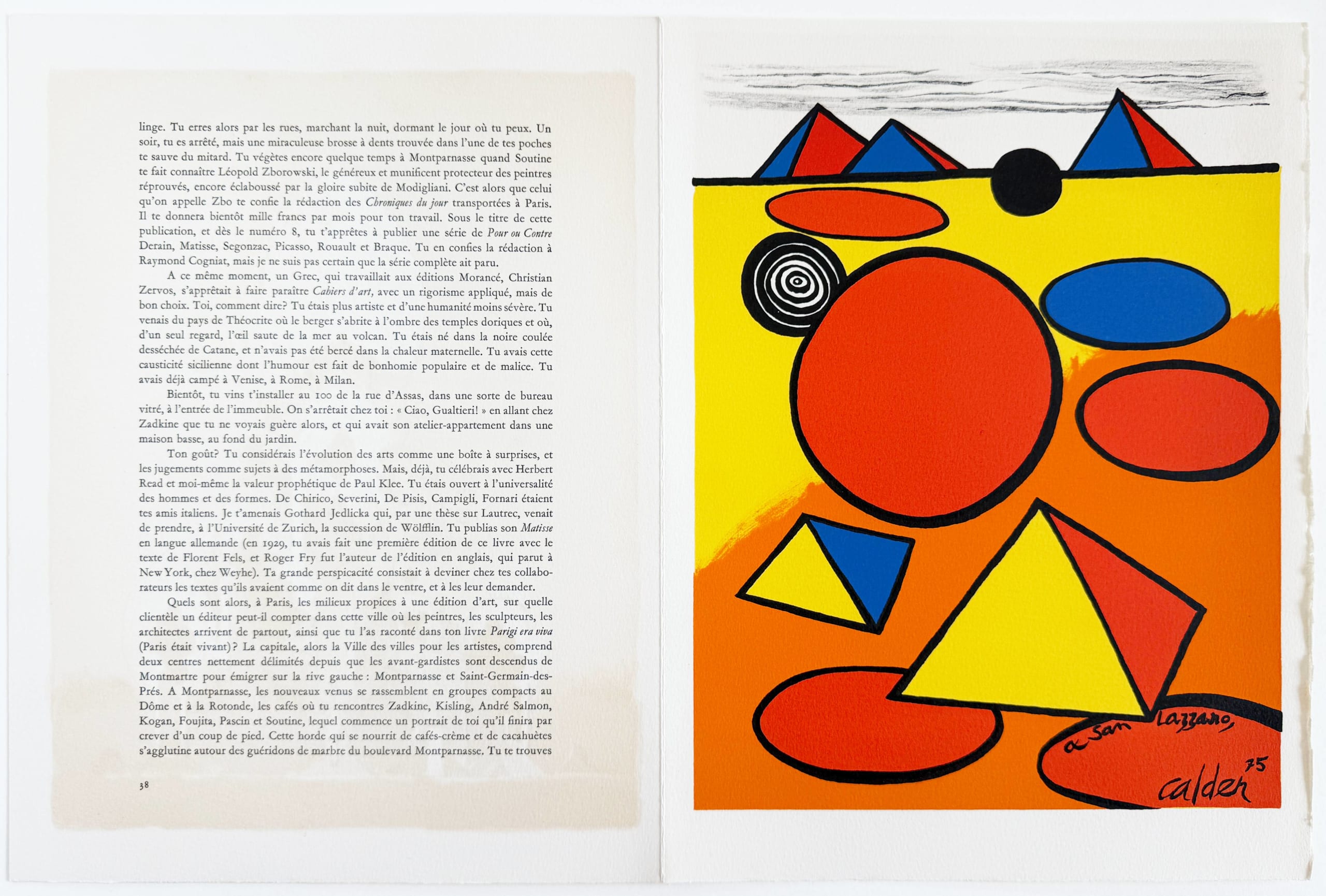 Alexander Calder - Hommage à San Lazzaro, 1975 - Image 7