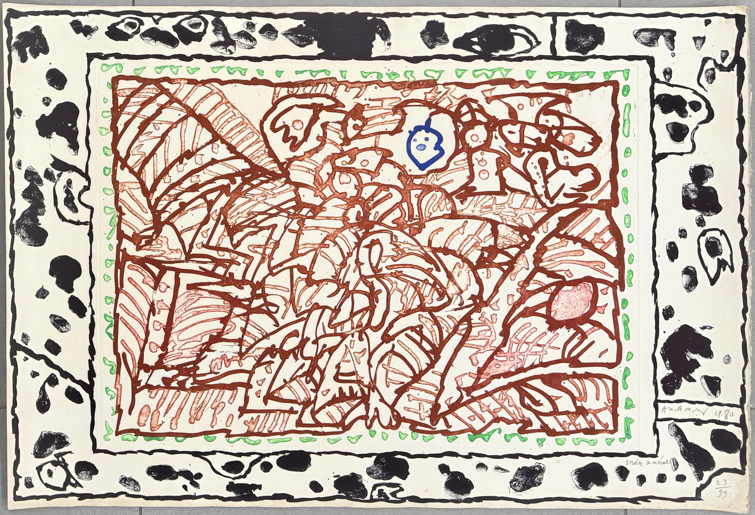 Pierre Alechinsky - Ordre Minéral, 1980 - Image 6