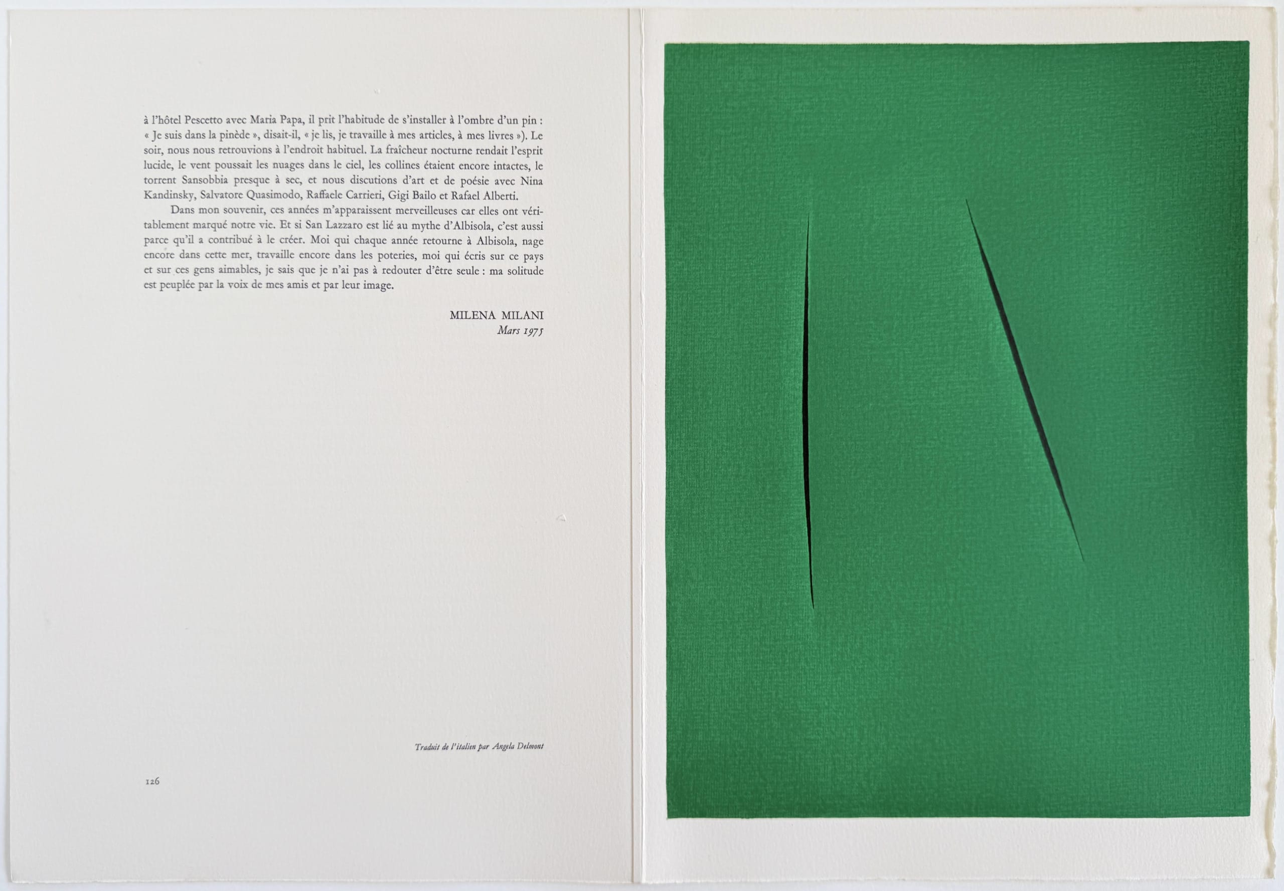 Lucio Fontana - Concetto Spaziale, 1975 - Image 7