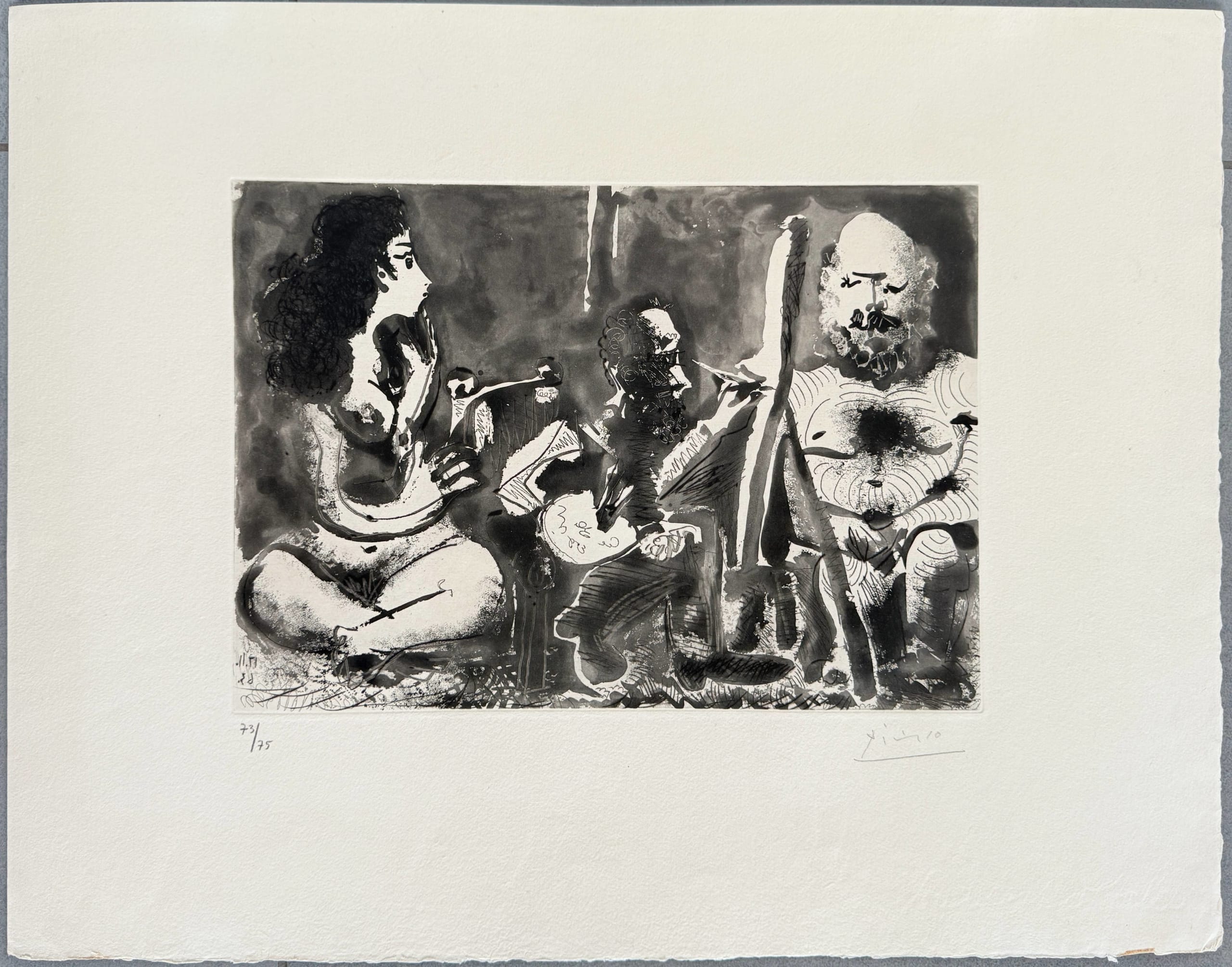 Pablo Picasso - Les bleus de Barcelone, 1963 - Image 7