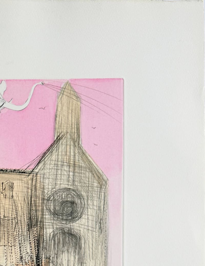 Salvador Dali - Gala's Castle, 1973 - Image 3