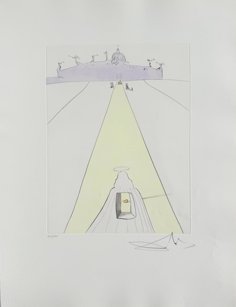 Salvador Dali - God, Time, Space, and the Pope, 1973