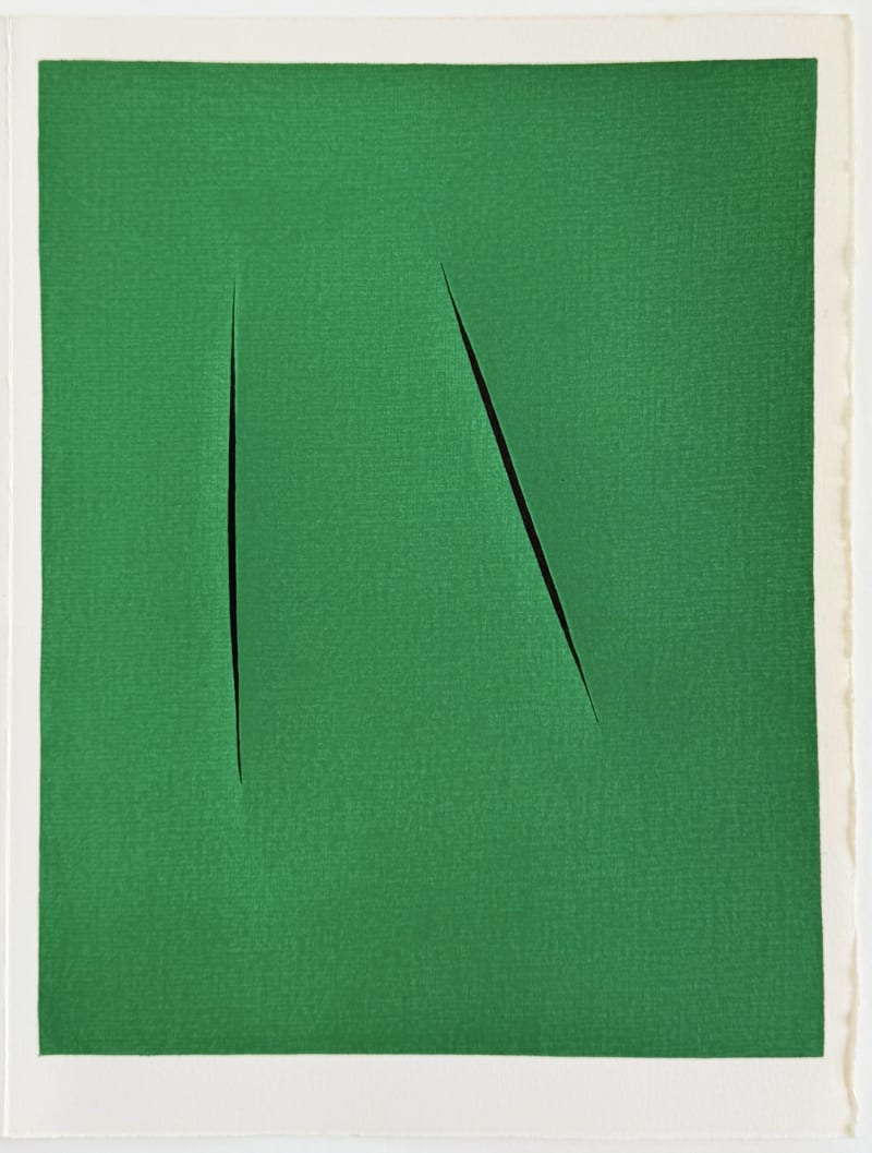Lucio Fontana - Concetto Spaziale, 1975 - Image 6