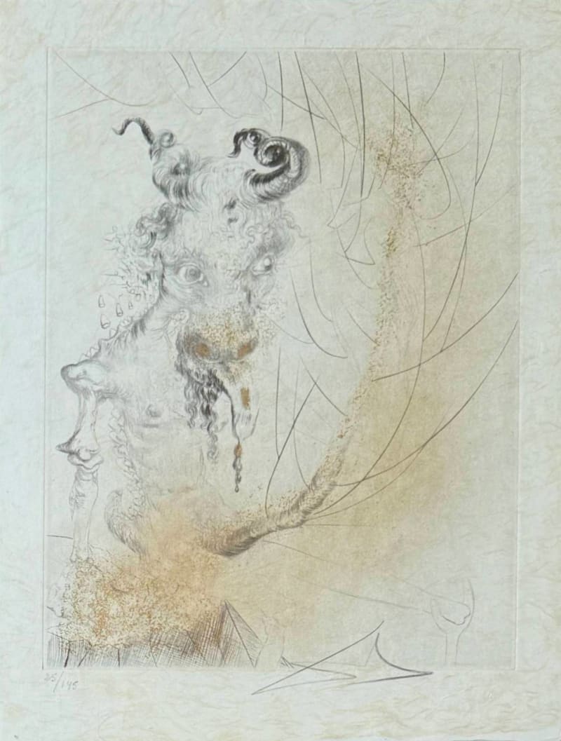 Salvador Dali - Tete de Veau (Calf's Head), 1968 - Image 2